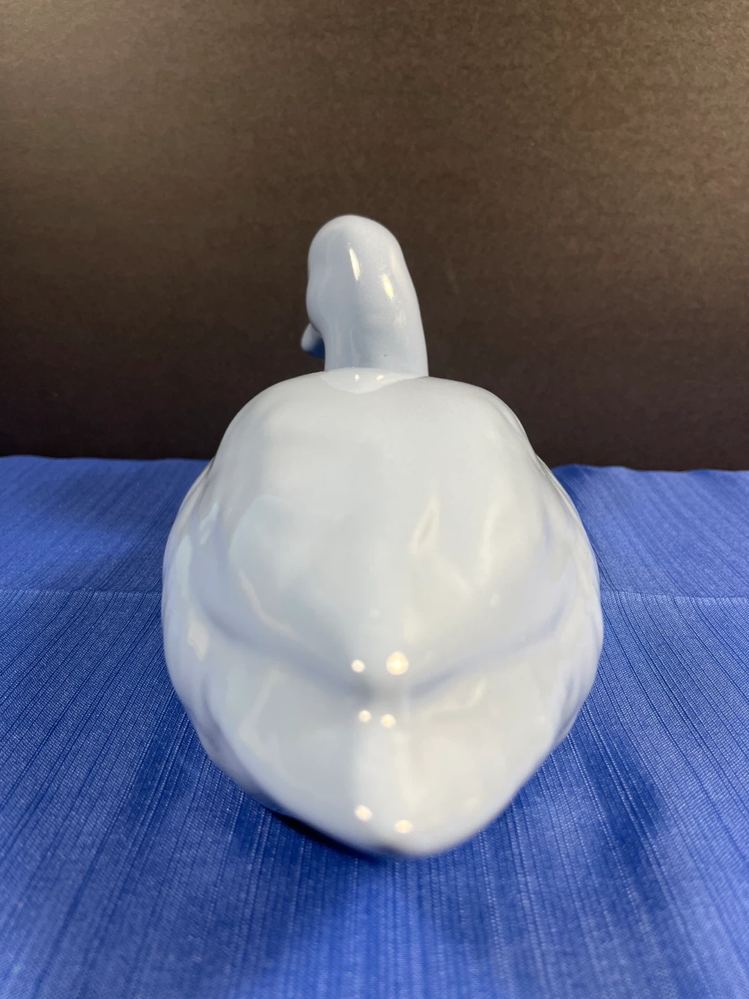Light Blue Ceramic Duck Figurine Made in Canada - photo 3