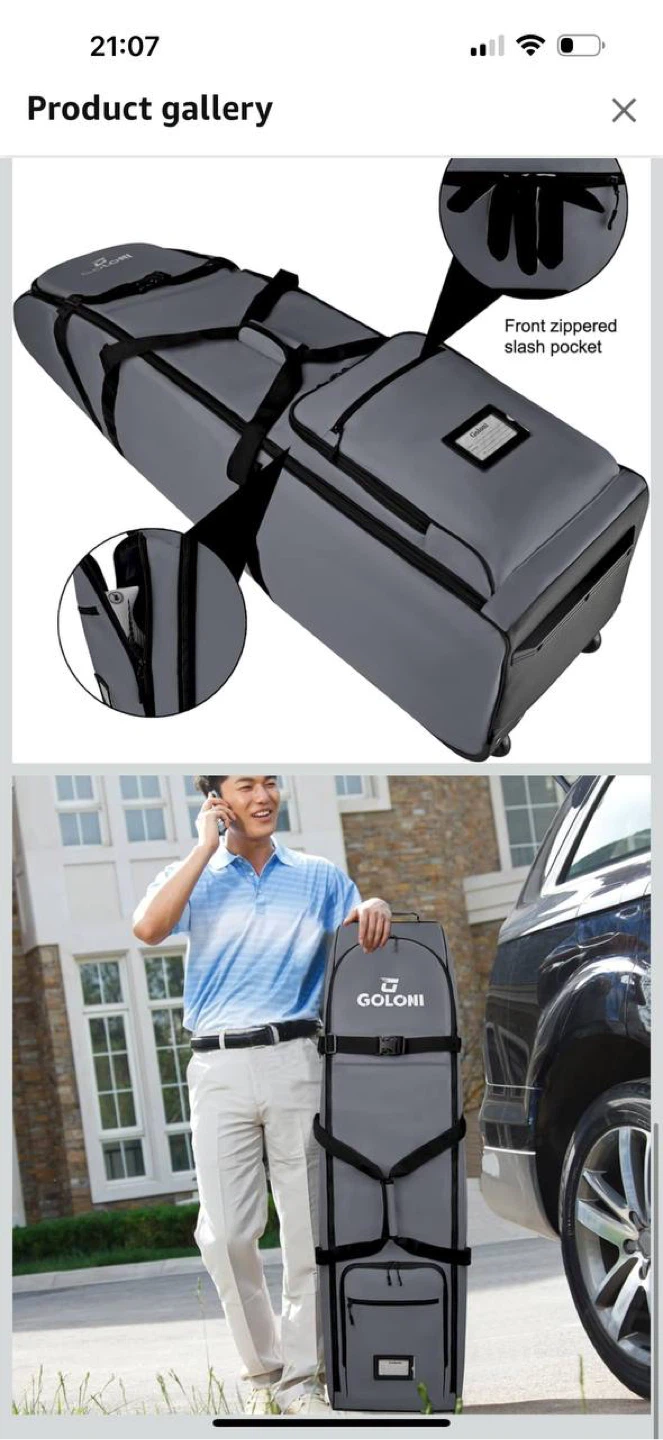 Goloni Golf Travel Bag with Wheels – Heavy Duty 600D – NEW ⛳ - photo 5