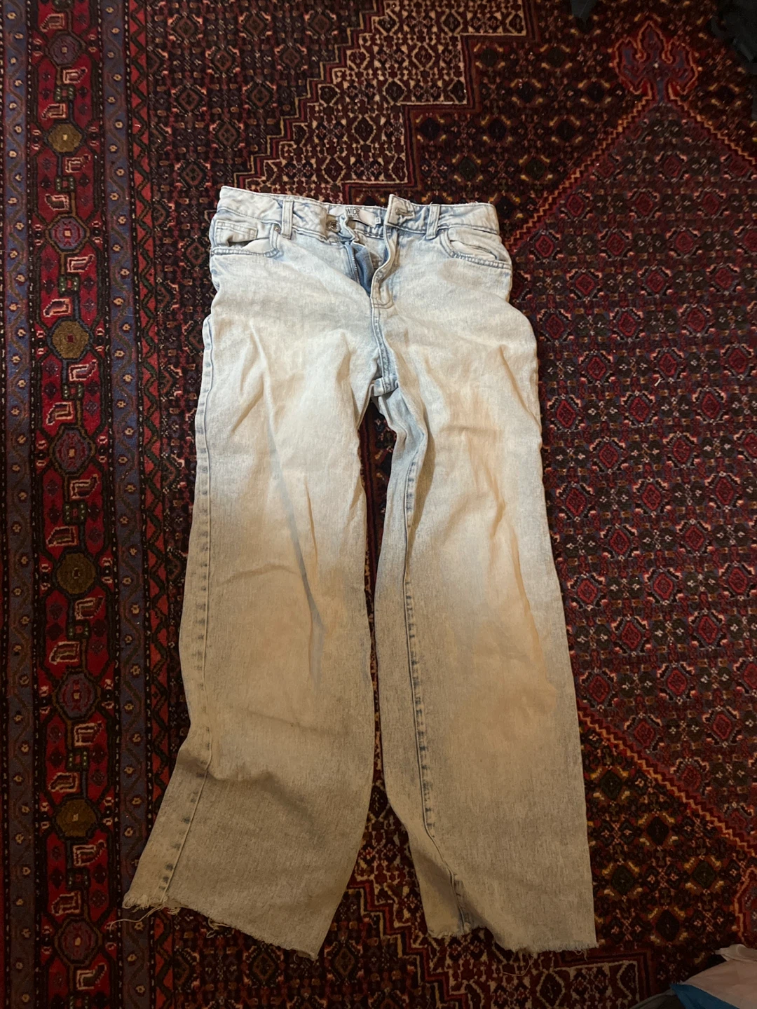 Light Wash Wide Leg Jeans