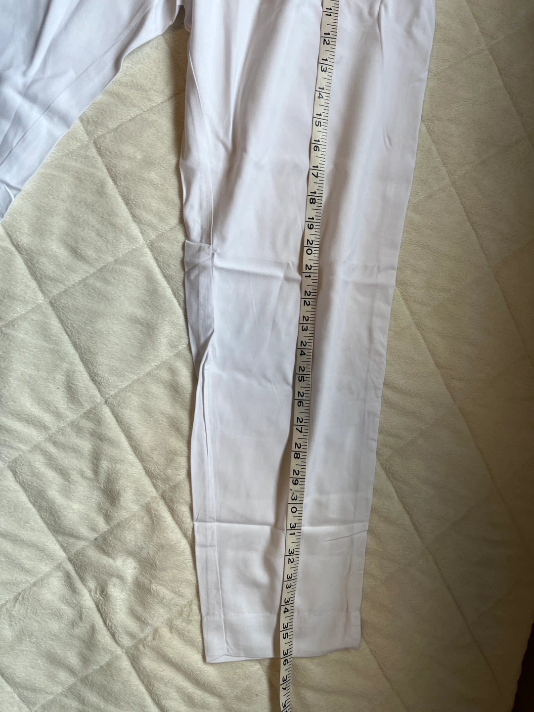 CP Fashion White Salwar Drawstring Pants XL