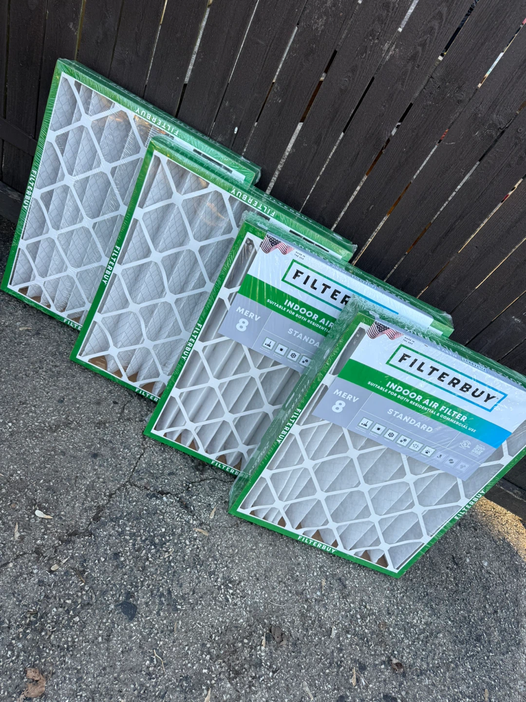 Filterbuy 20x25x4 MERV 8 Standard Indoor Air Filter