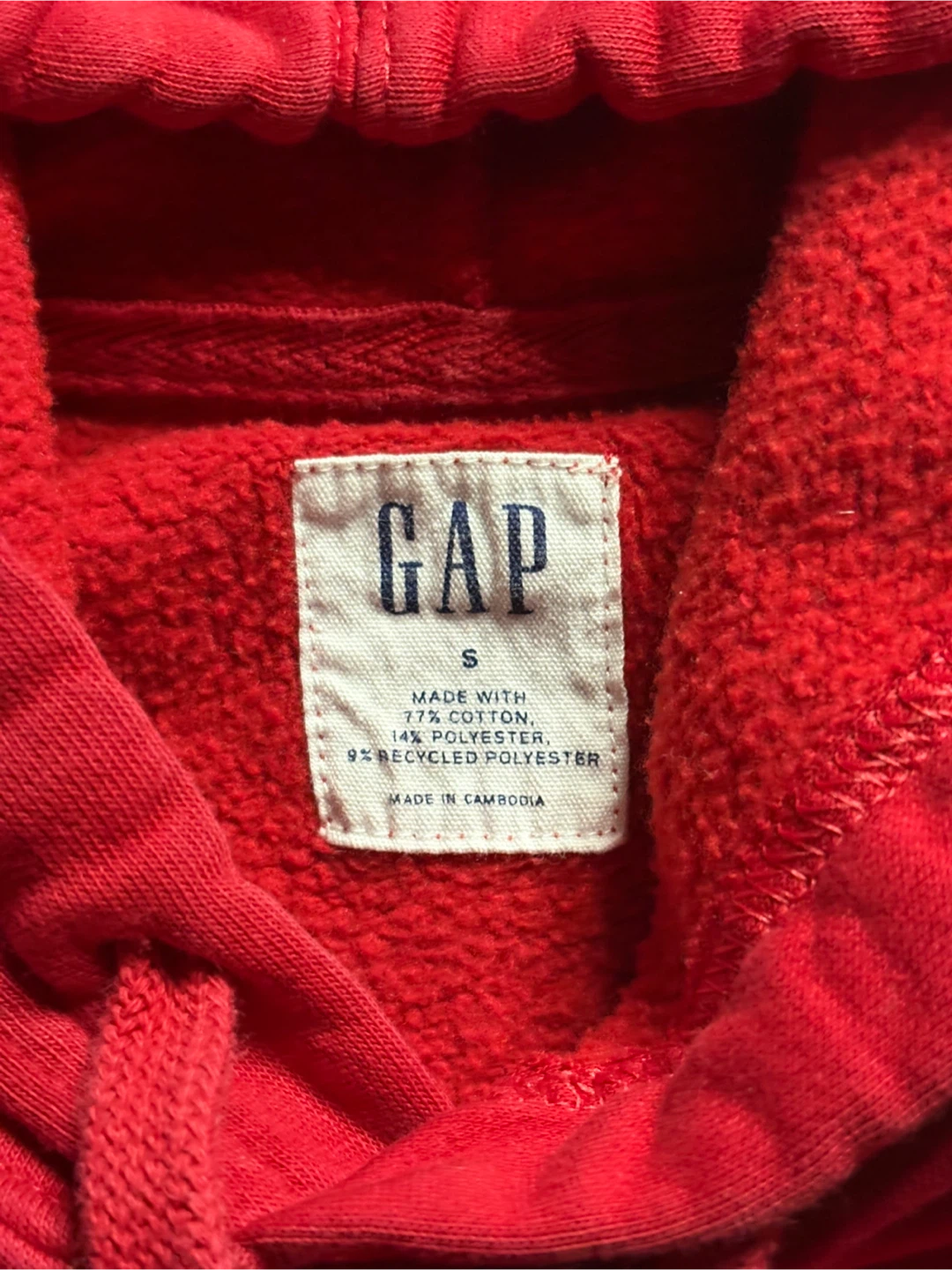 Red GAP Hoodie - Size S - photo 2