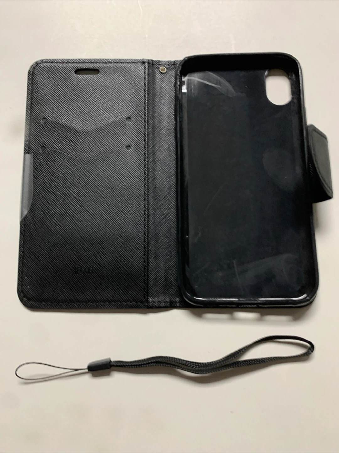 MYBAT Folio Wallet Case for iPhone XR - Black - photo 3