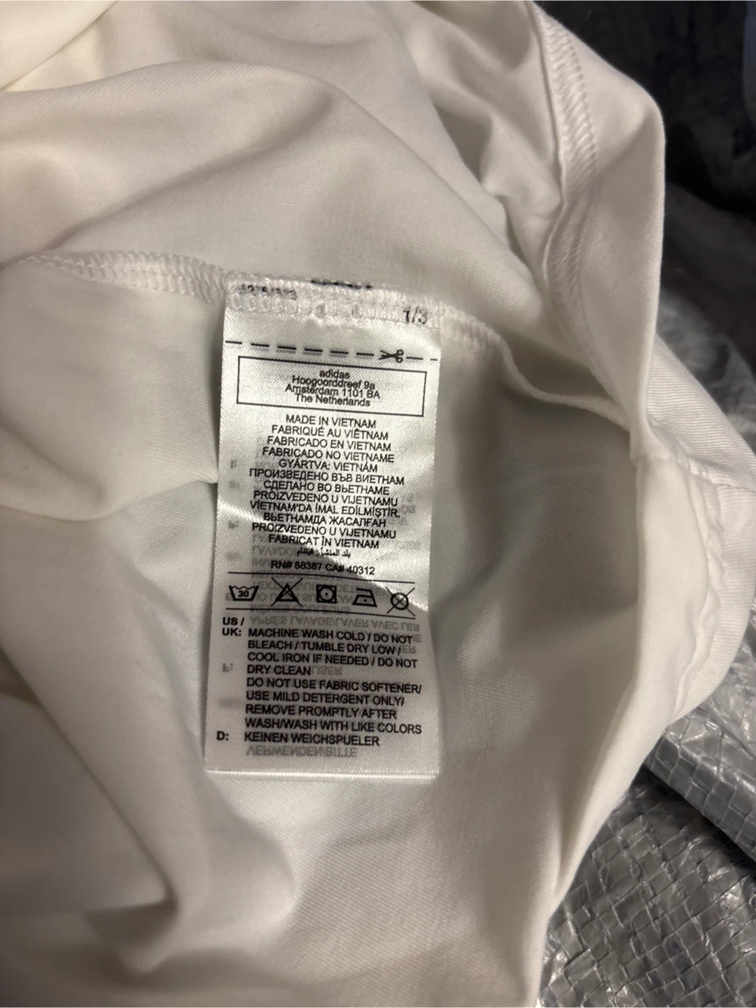 Adidas Core LS Polo Shirt White Men's 2XL - photo 4
