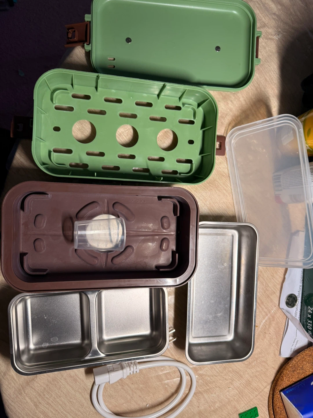 2-Tier Electric Lunch Box - photo 2