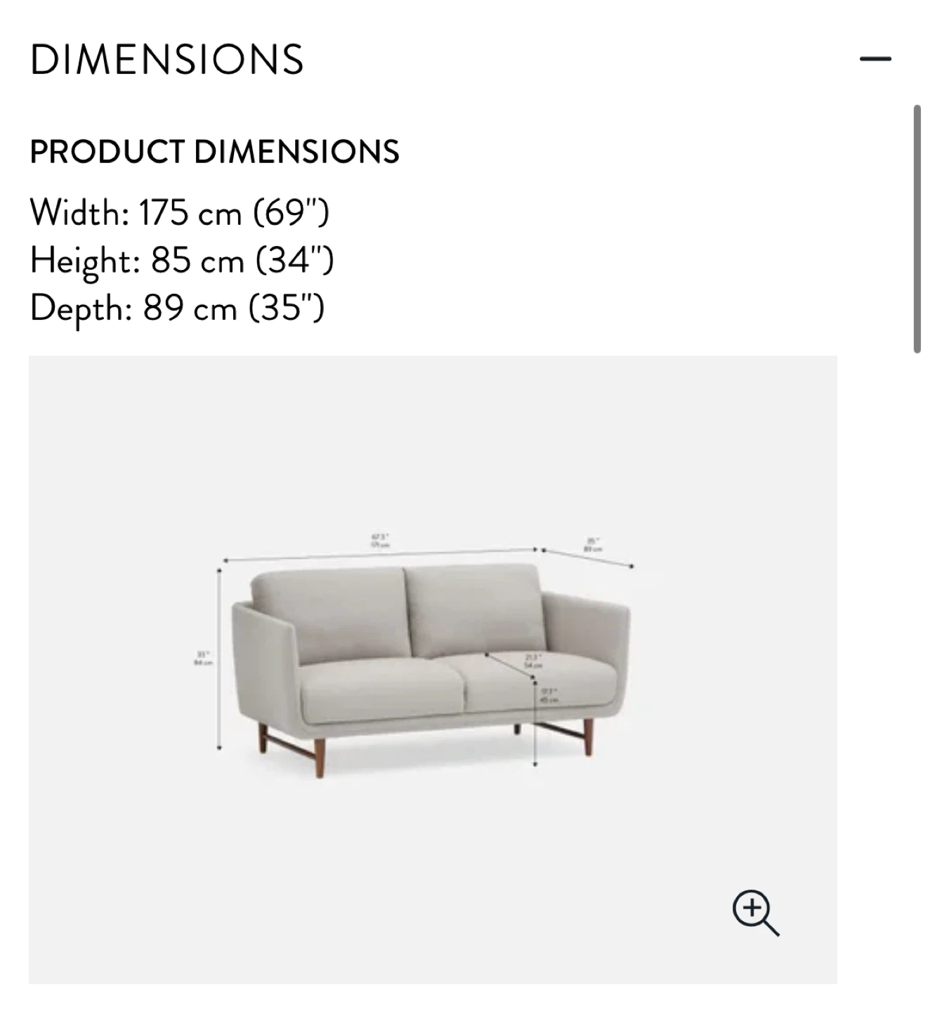 Structube — Aaron Loveseat - photo 3