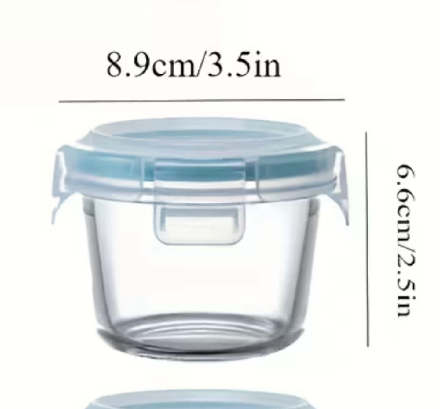 Glass Food Storage Containers with Lids (Set of 5) - photo 2