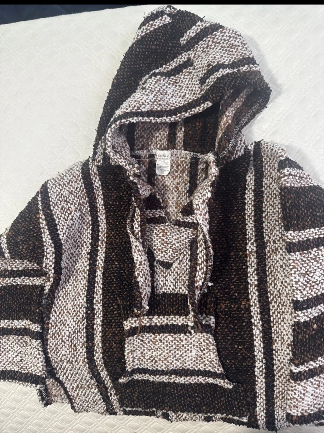 Baja Hoodie Mexican Poncho - photo 5