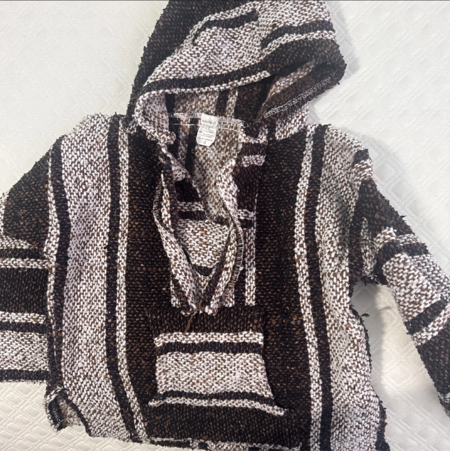 Baja Hoodie Mexican Poncho