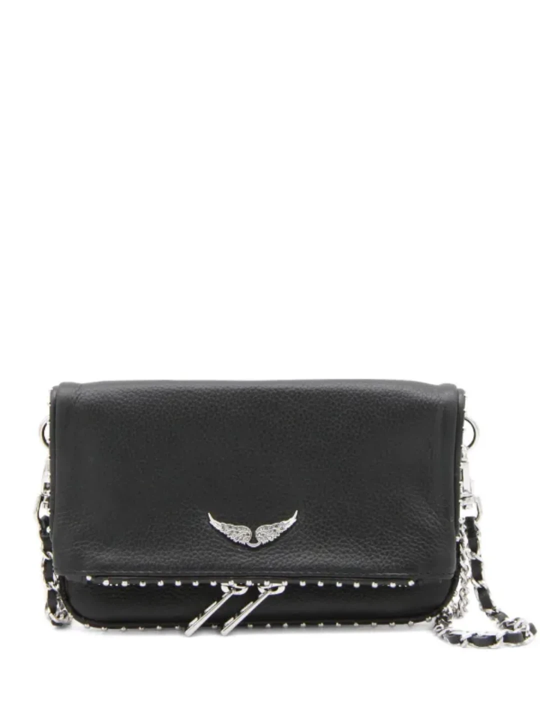 Zadig & Voltaire Black Leather Studded Chain Bag - photo 4