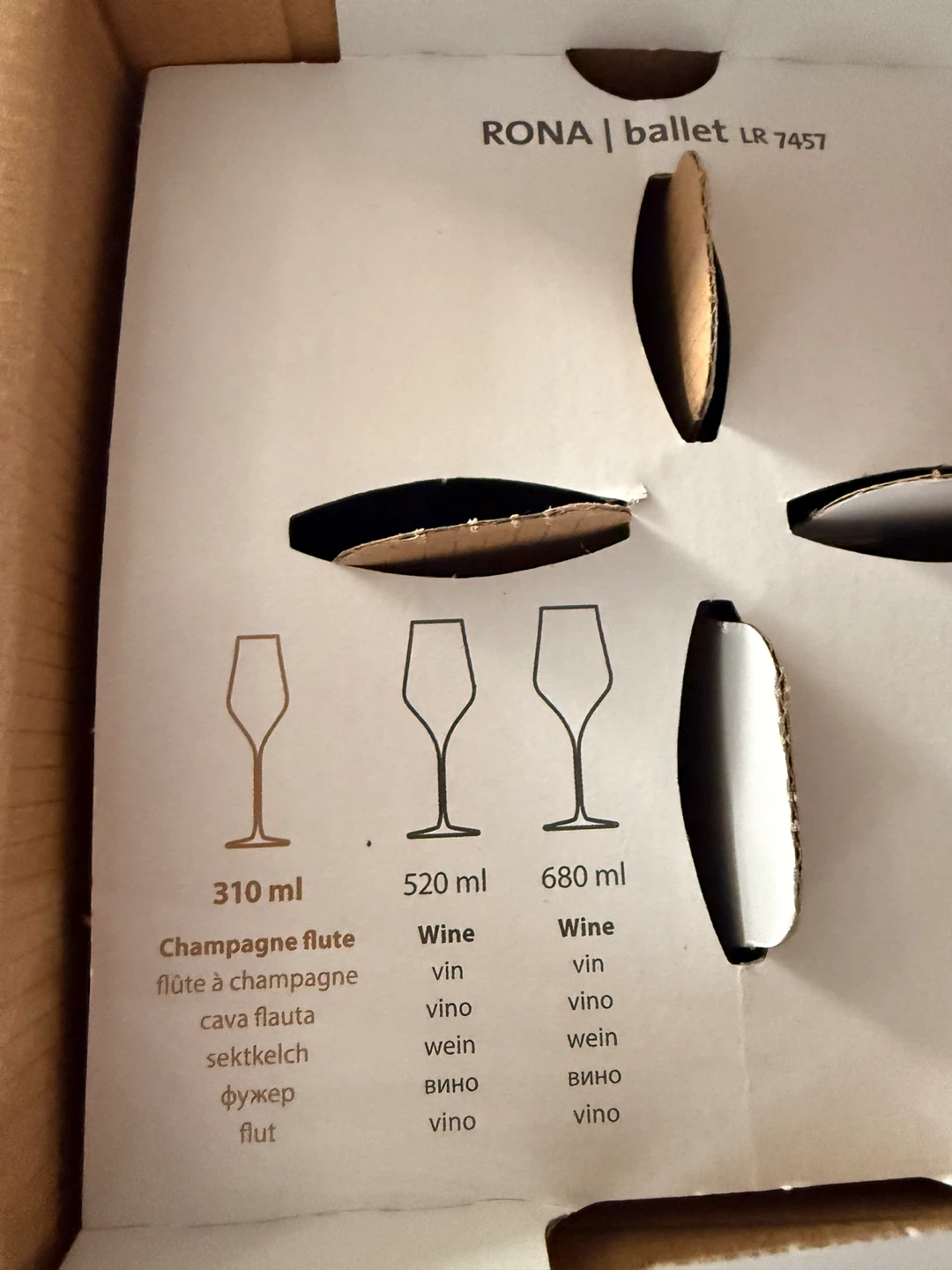 Rona Ballet 31 Champagne Flutes (Set of 4) - photo 2