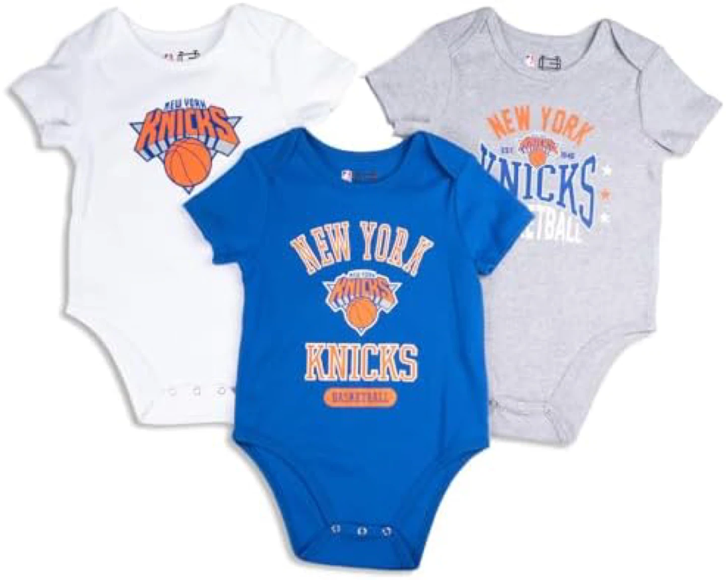 Brand new NBA Super Soft Cotton 3 in 1 pack Short Sleeve Creeper