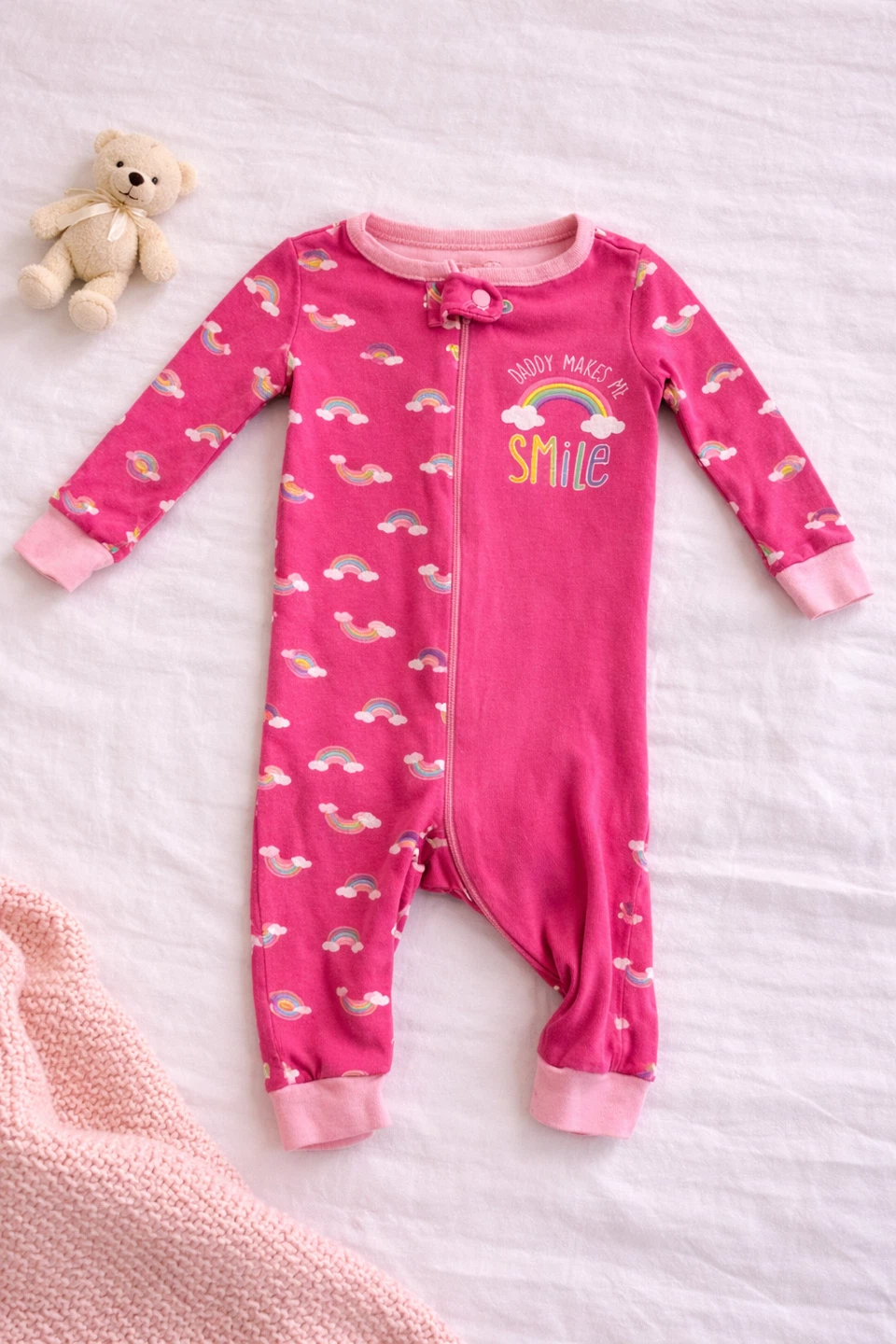 Mixed Baby Girl Bundle, zipper pijamas, footed, long sleeves - photo 5