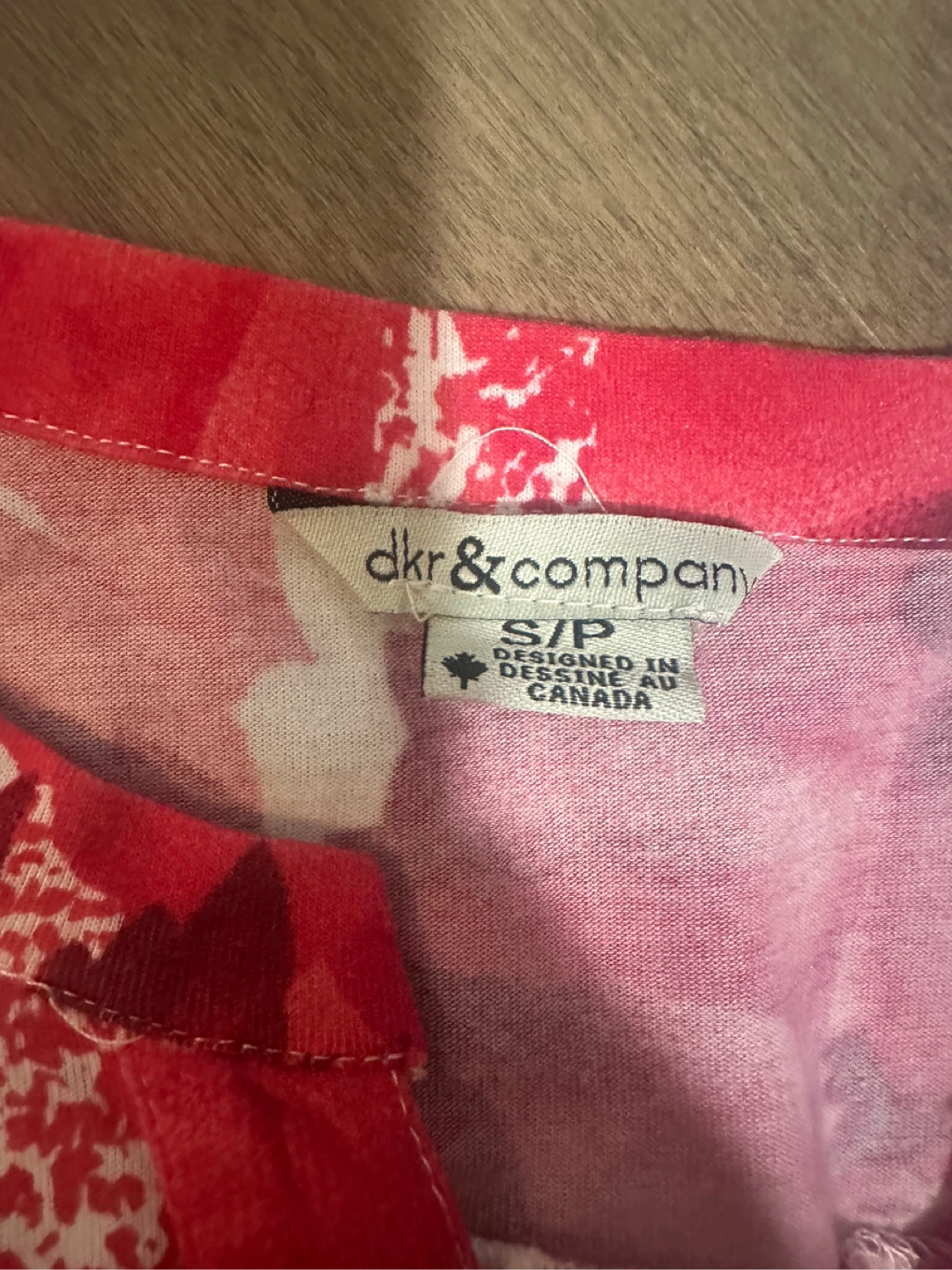 DKR & Company Women's Floral Print V-Neck Dress - Size S/P - photo 2