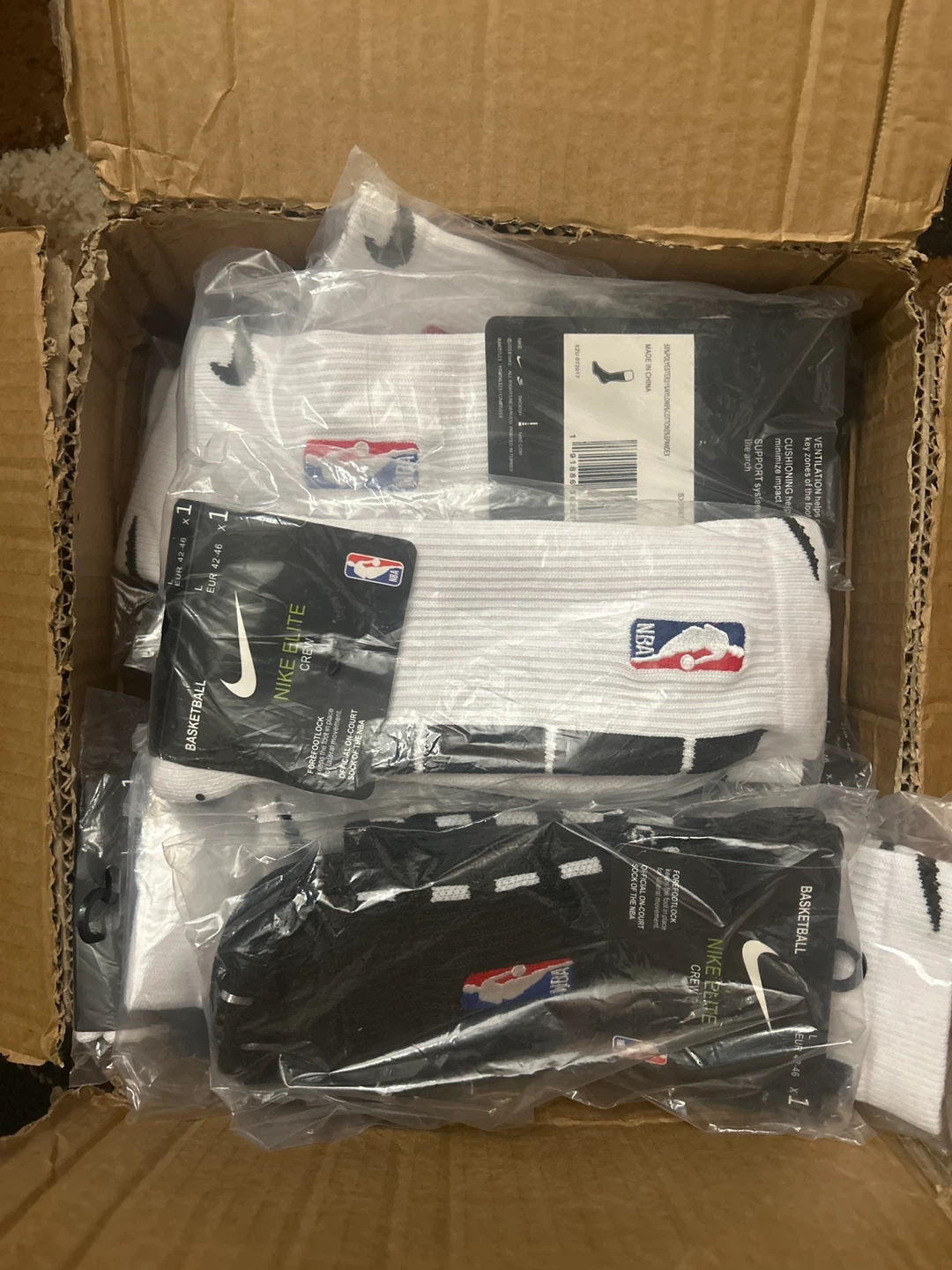 NBA NIKE ELITE SOCKS (Box of them) - photo 3