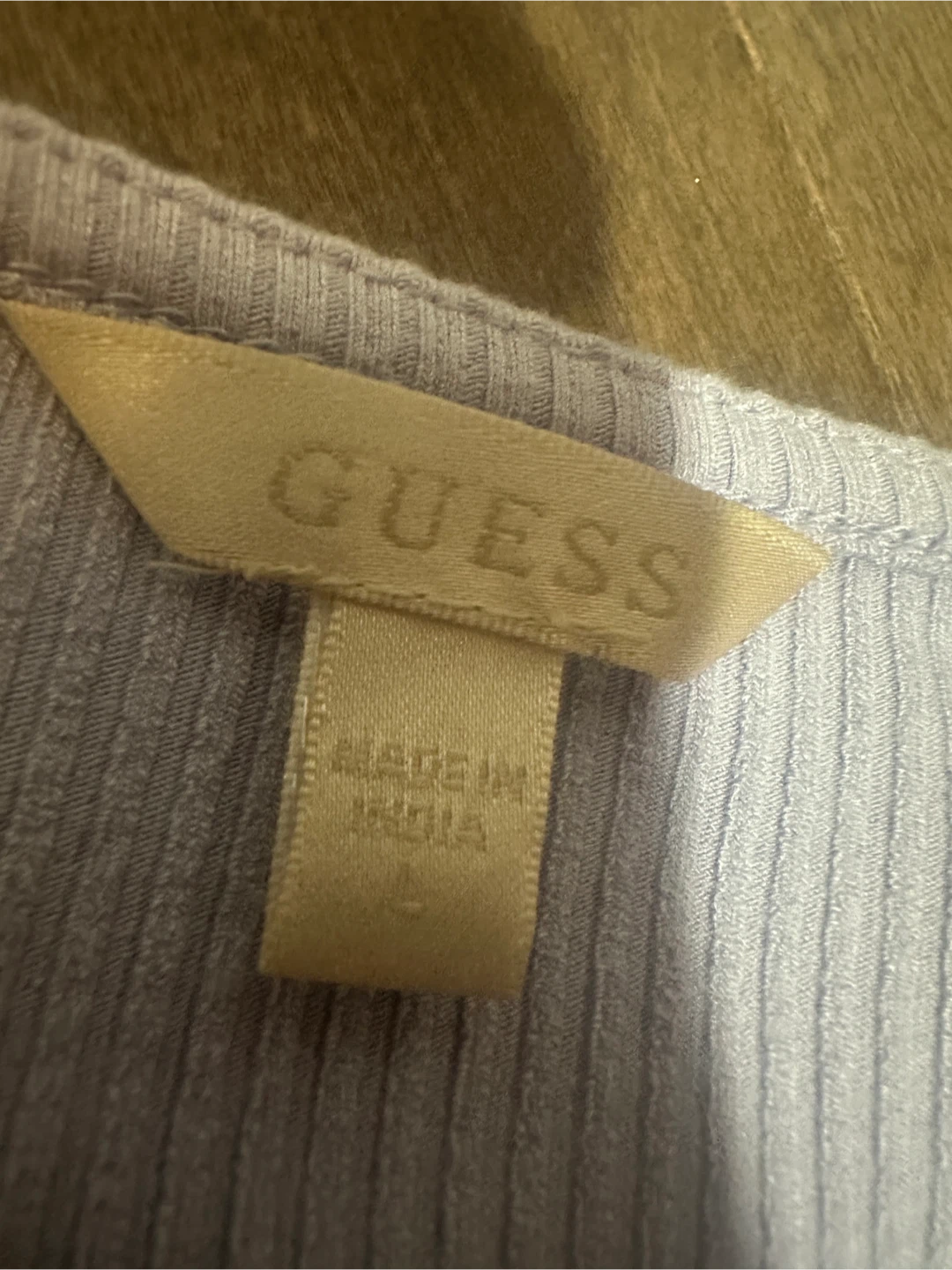 Guess Ribbed Button-Up T-Shirt - photo 2