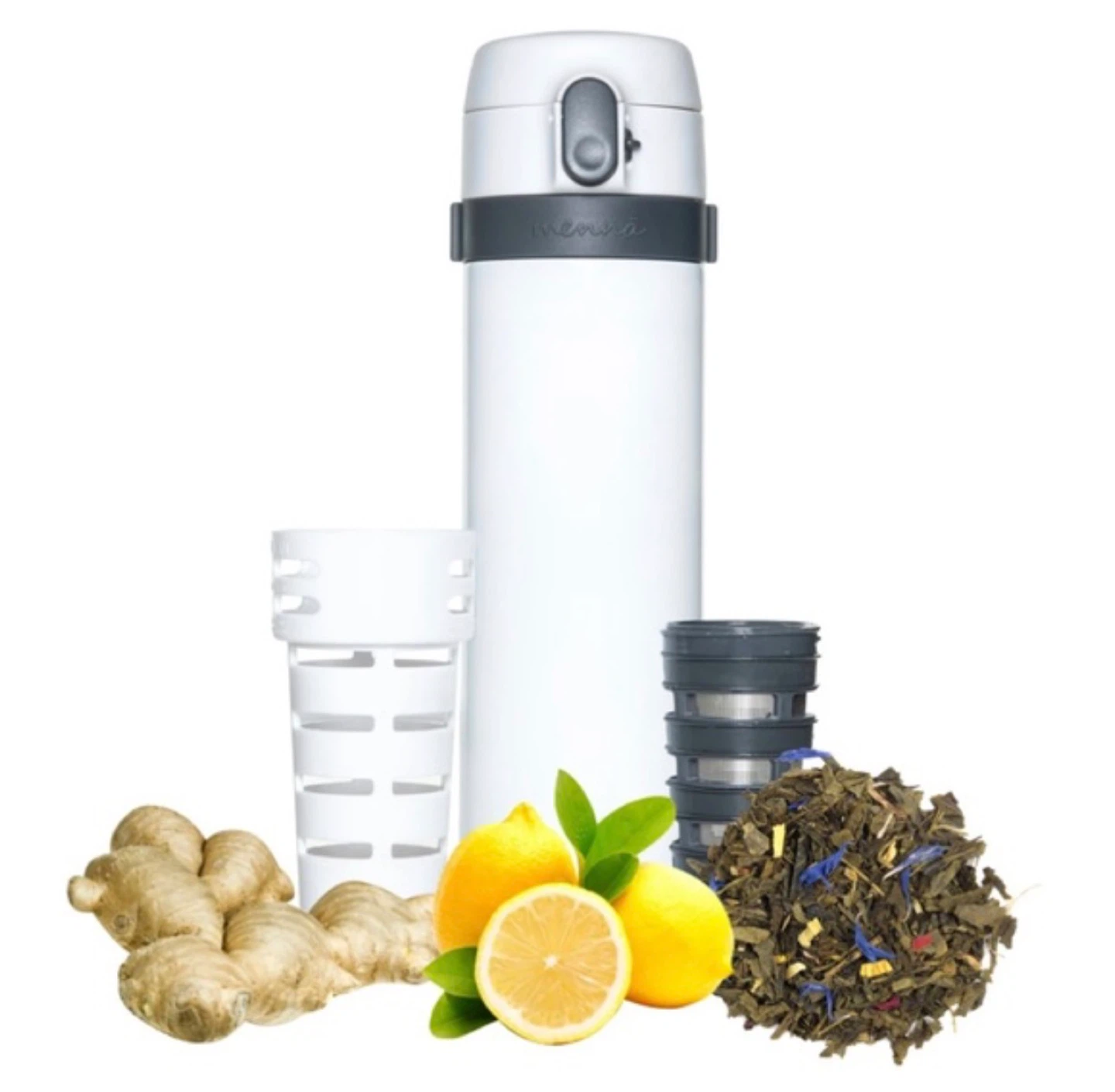 Menna One  Infuser Portable Tea & Beverage Infuser White 16 oz - photo 5