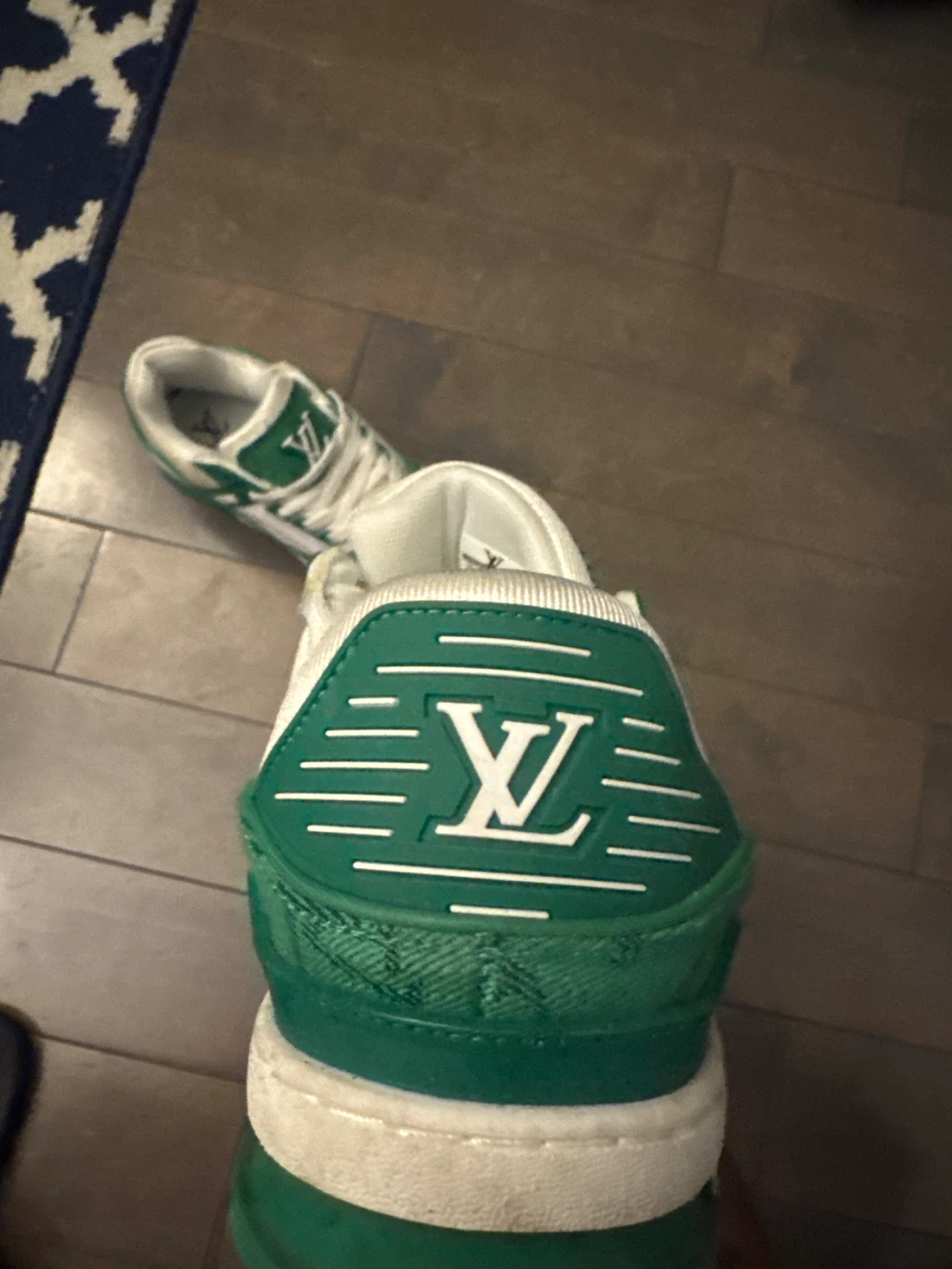 Louis Vuitton LV Trainer Sneakers - Green White - photo 3