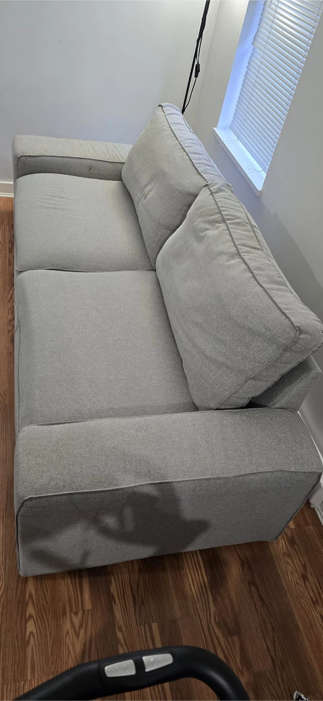 IKEA KIVIK Sofa with chaise lounge - beige/gray - photo 3