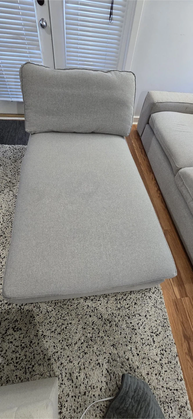 IKEA KIVIK Sofa with chaise lounge - beige/gray - photo 5