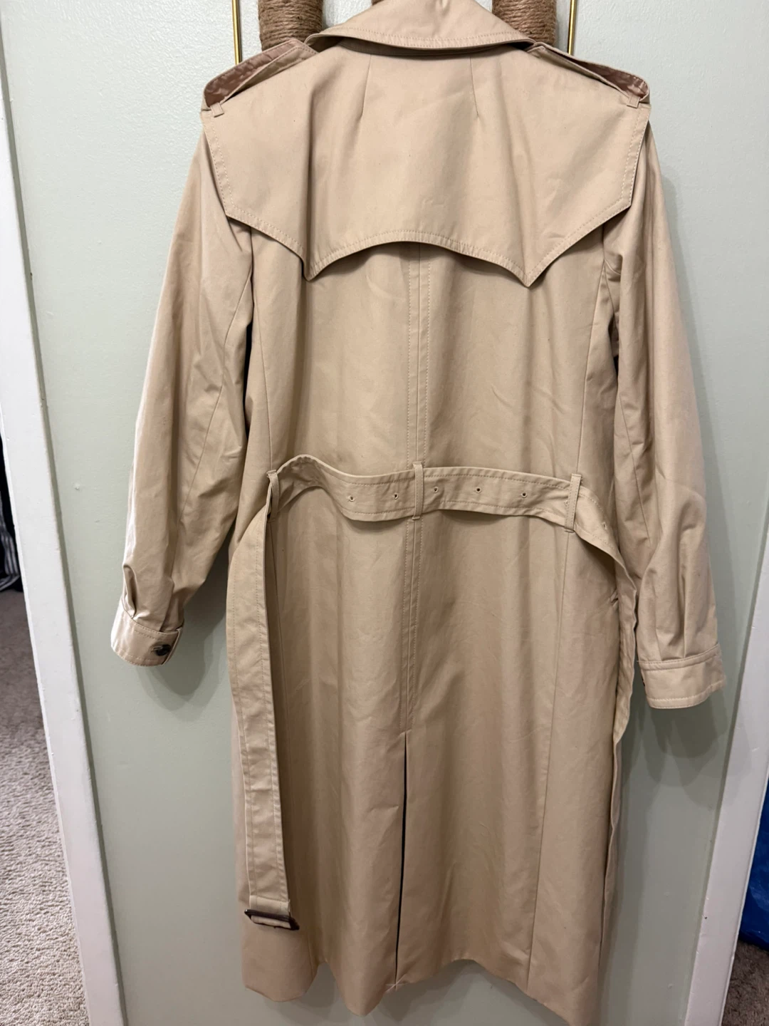 J.Crew Tan Double-Breasted Trench Coat - photo 3