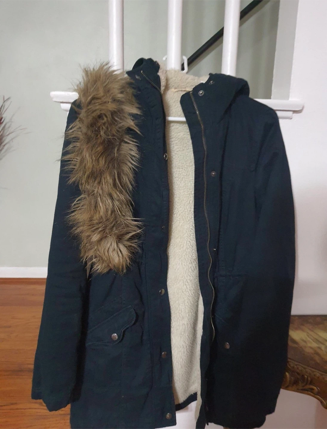 Hollister Sherpa Lined Parka Jacket - photo 4