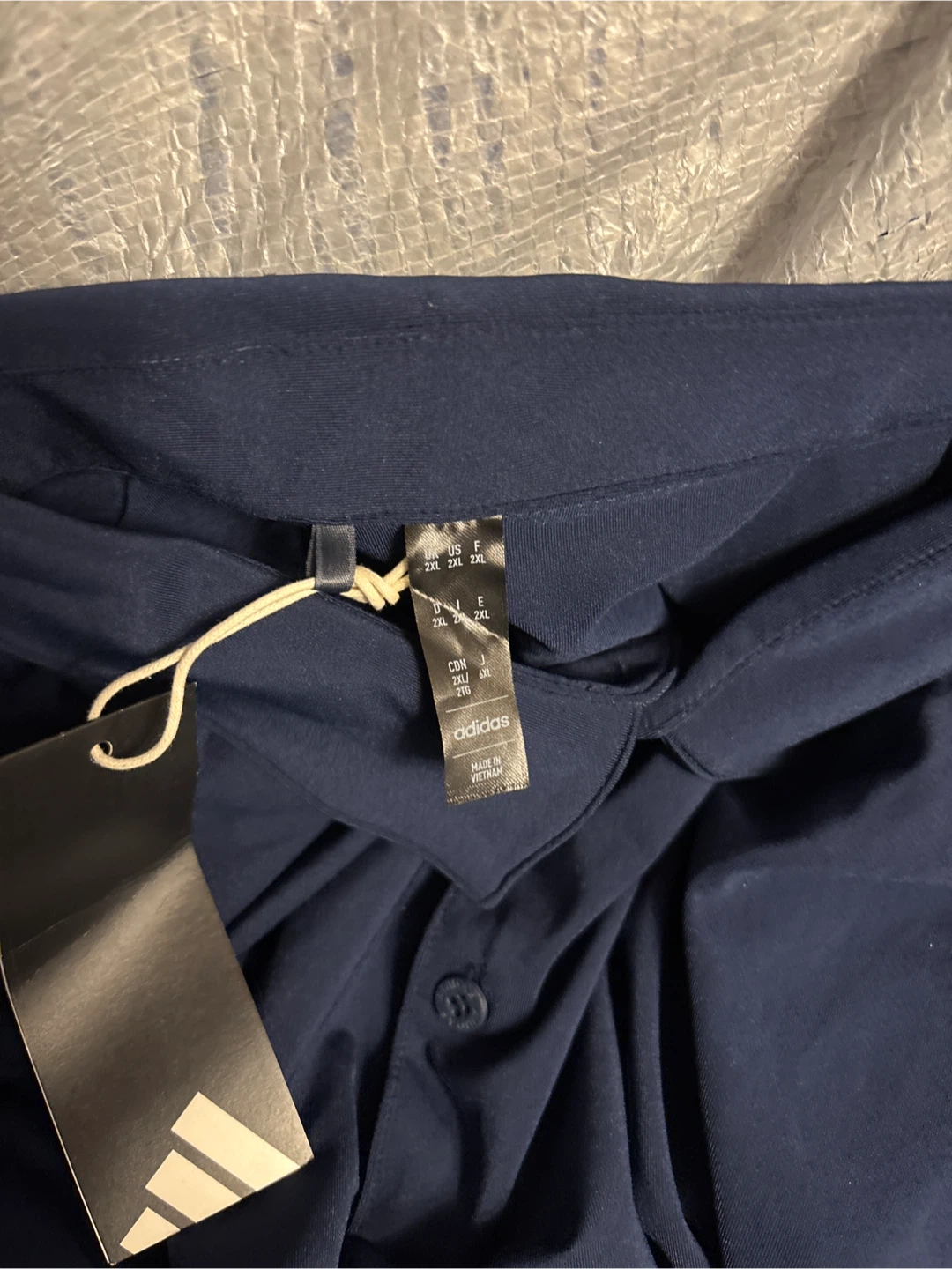Men’s Adidas Men's Navy Blue Polo Shirt - Size XXL - photo 3