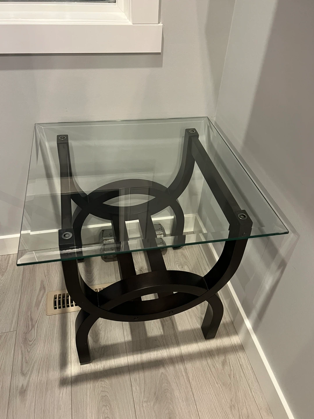 Glass Top coffee and side table - photo 3