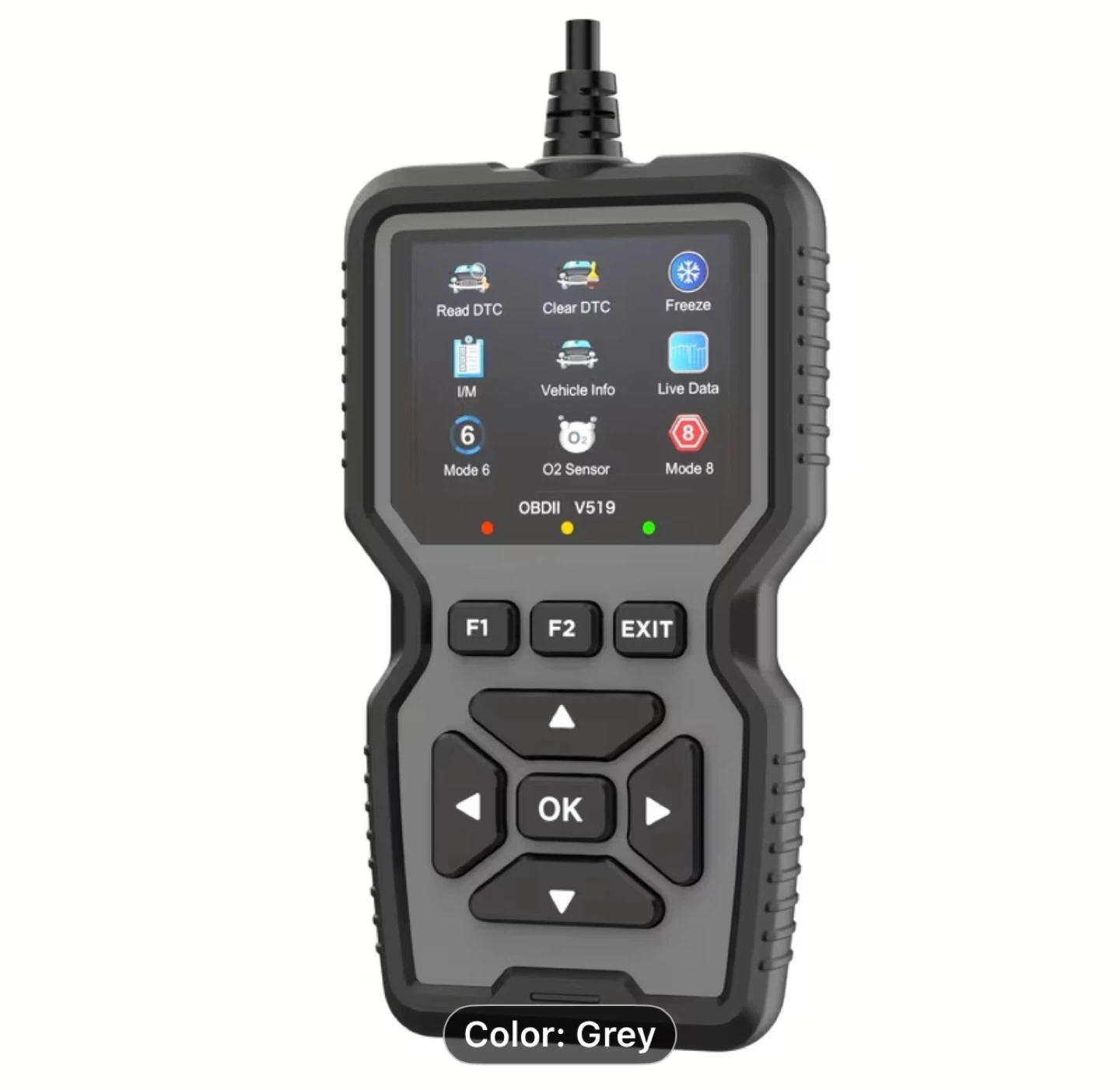 Upgraded OBD2 Scanner Tool V519 - Grey