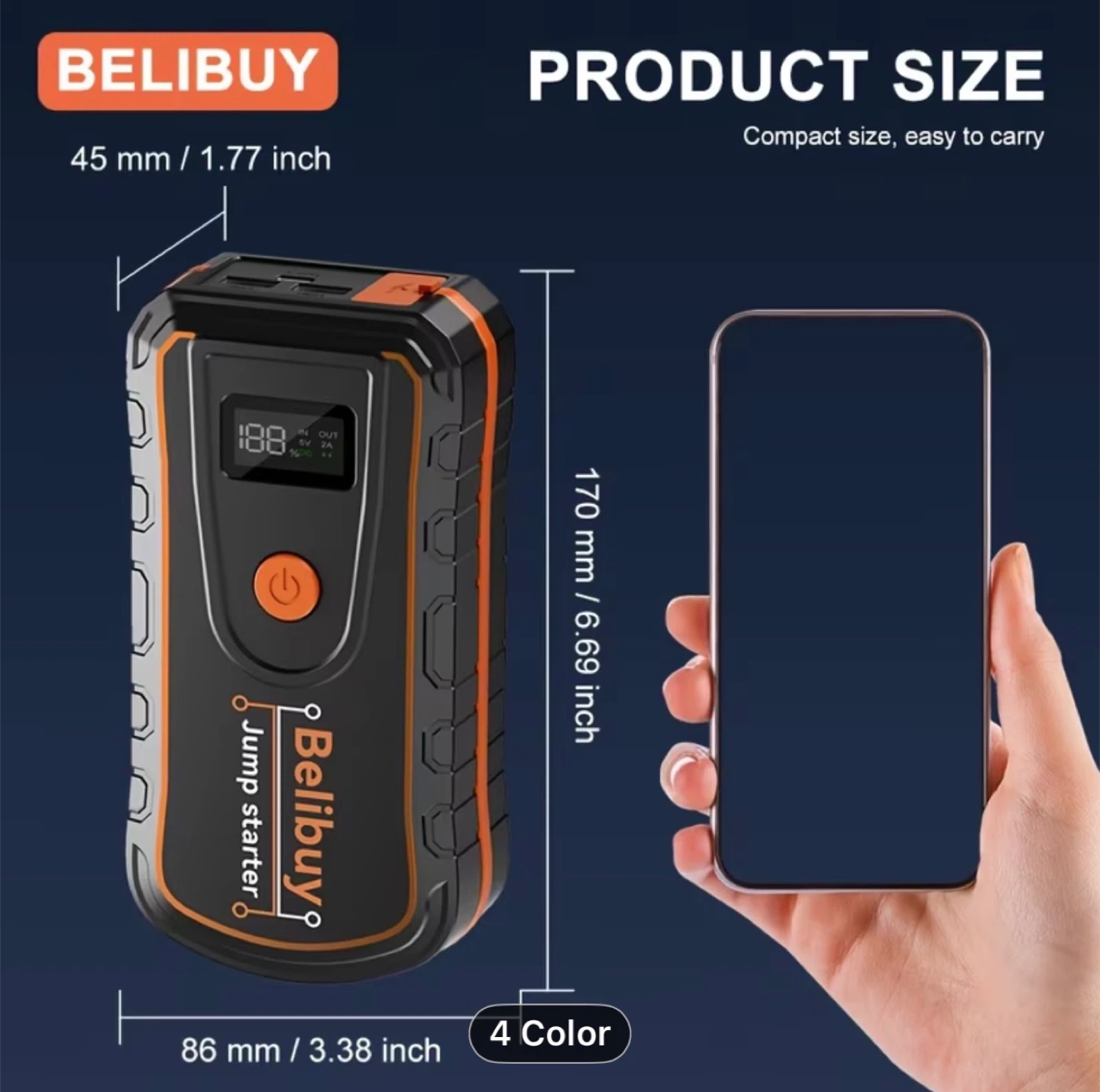Belibuy 4000A Jump Starter - photo 5