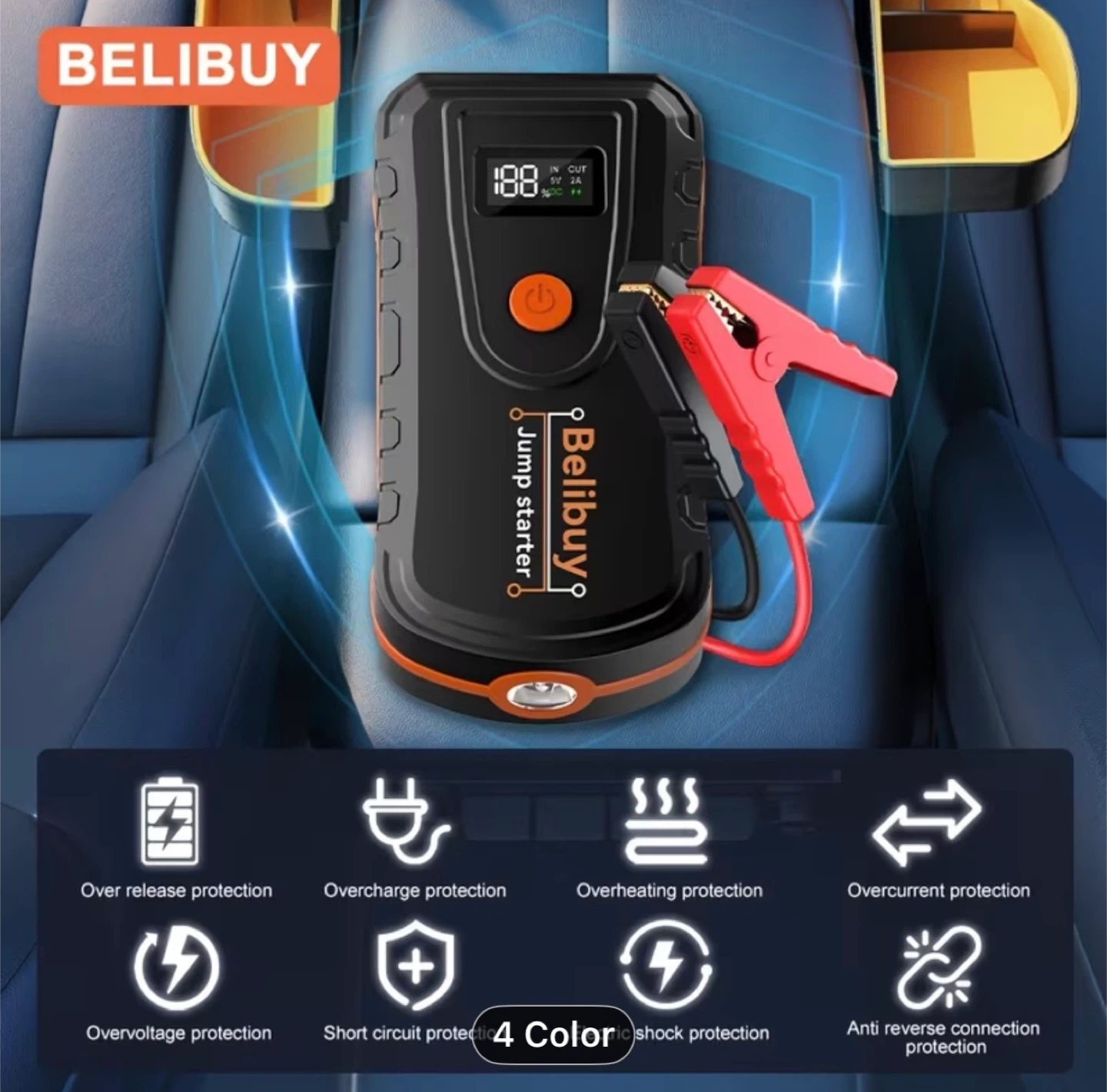 Belibuy 4000A Jump Starter - photo 3