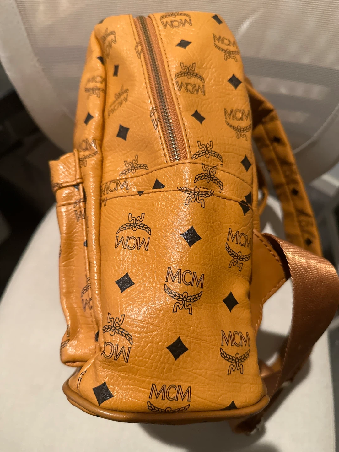 MCM Backpack Cognac Visetos Monogram - photo 2