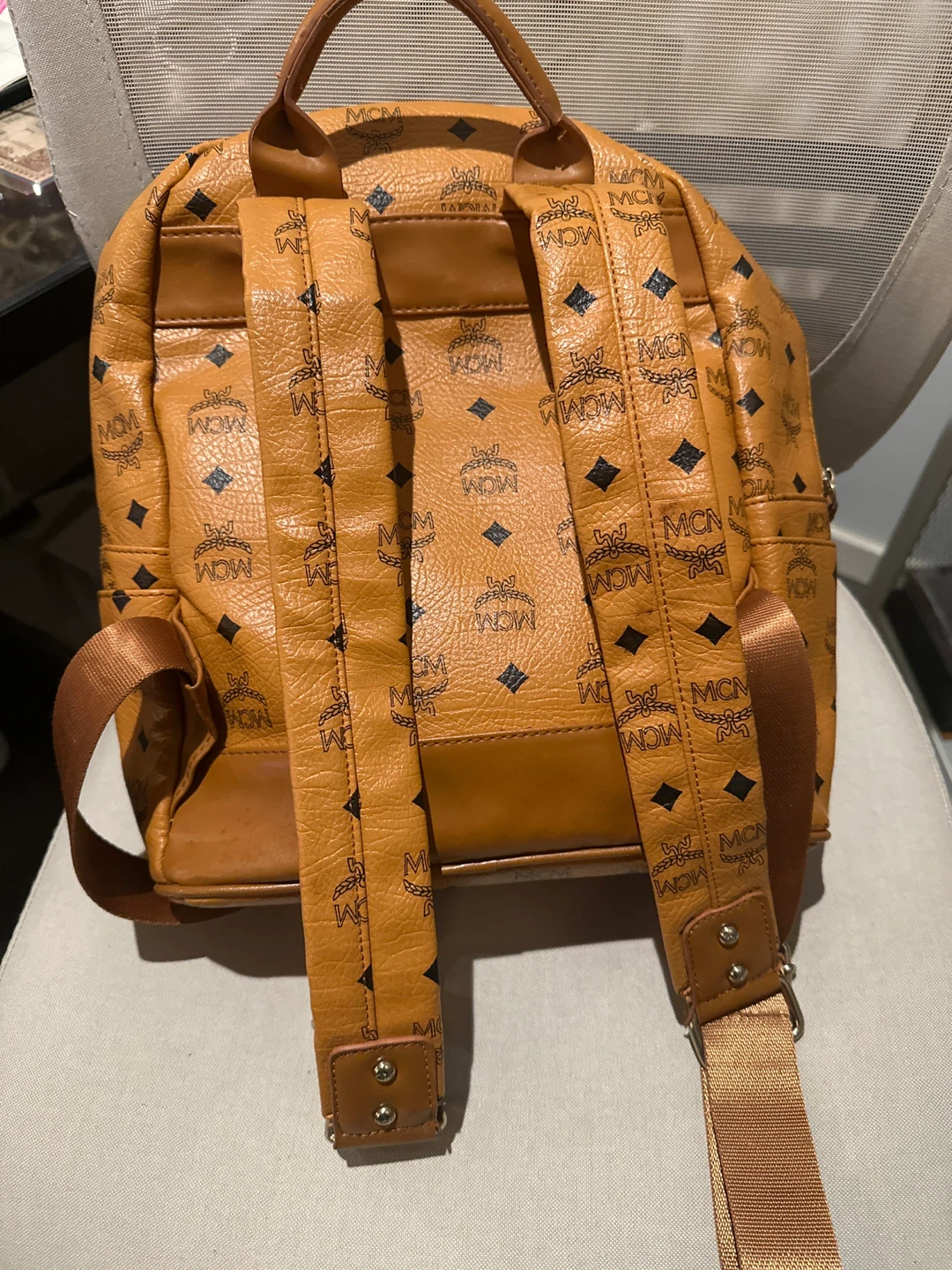 MCM Backpack Cognac Visetos Monogram - photo 3