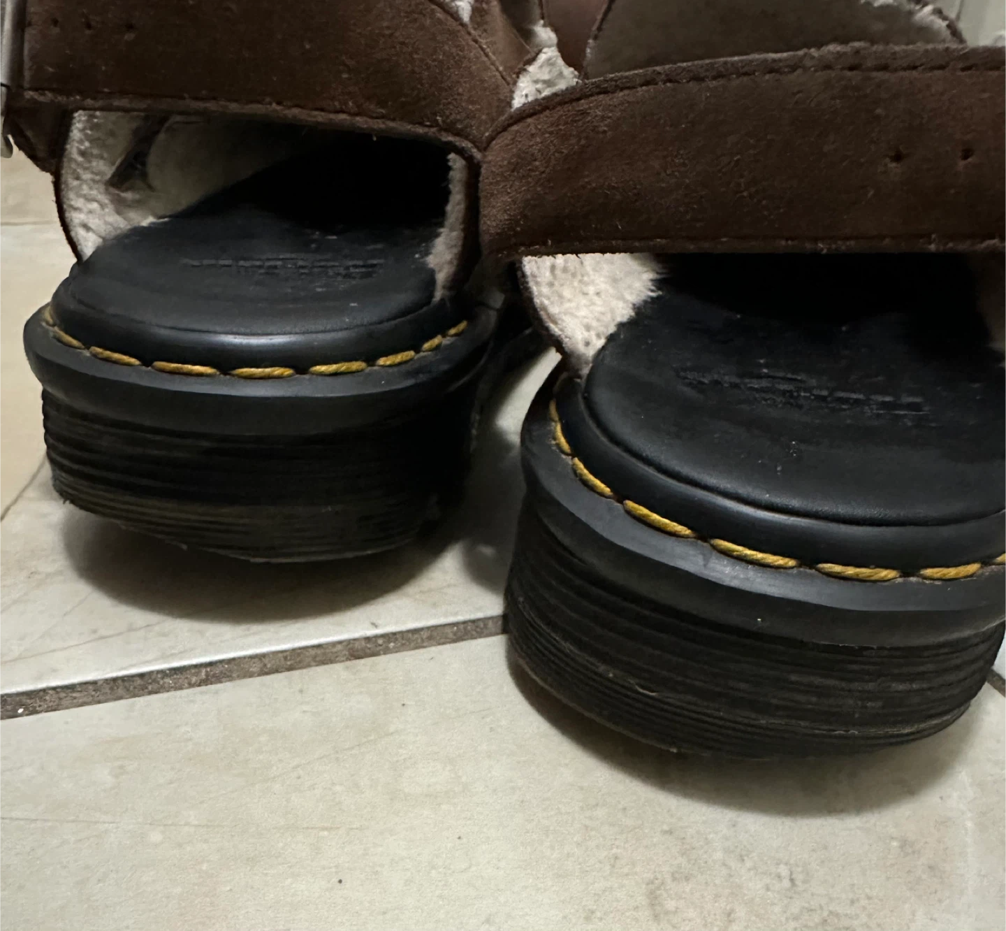 Dr. Martens ZEBZAG MULES in brown - photo 3