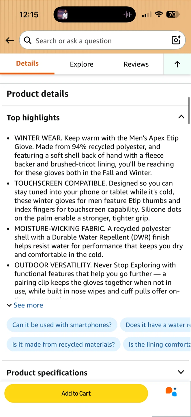 The North Face Gloves - NEW - photo 3