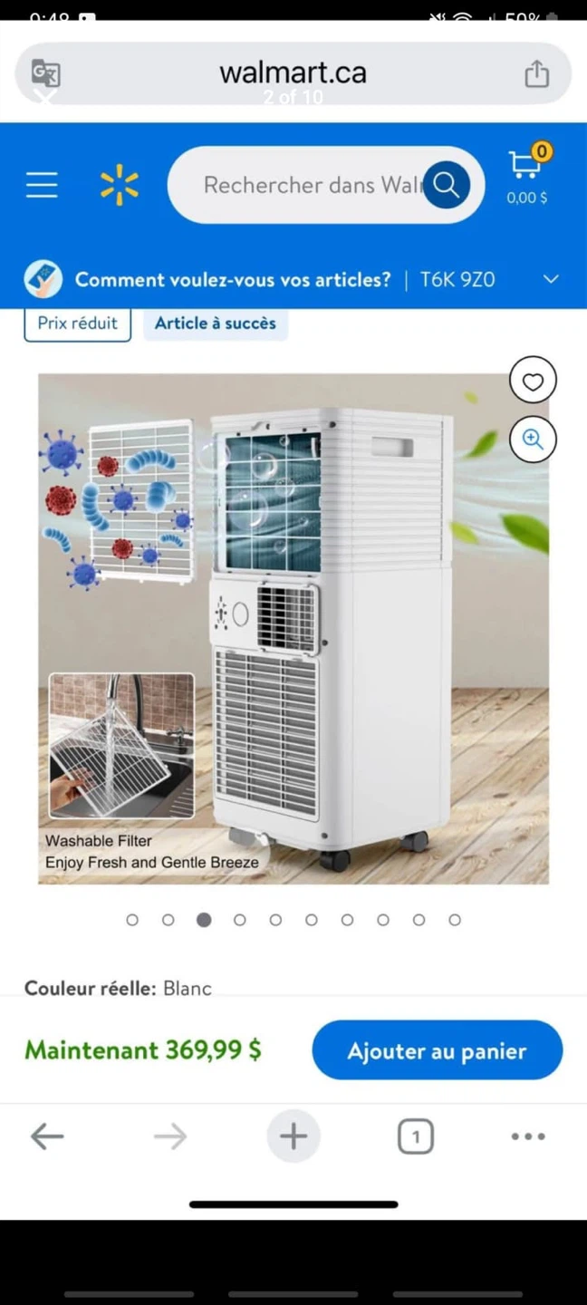 Costway 3-in-1 Portable Air Conditioner - photo 2
