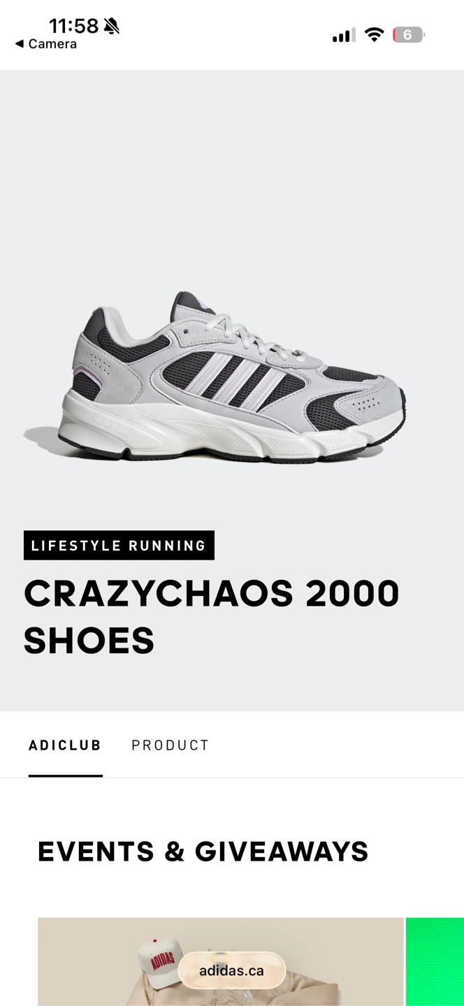 Size: 9.5 M “Adidas Crazychaos 2000” Shoes - photo 4