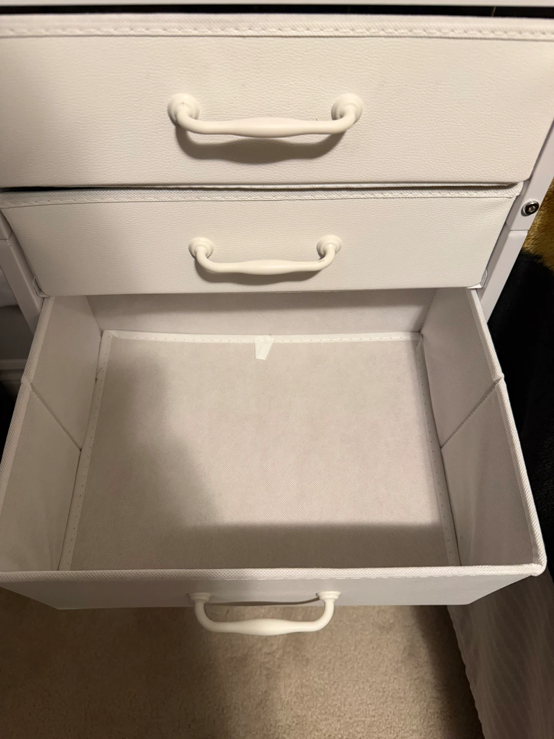 White 5-Drawer Storage Unit - photo 2