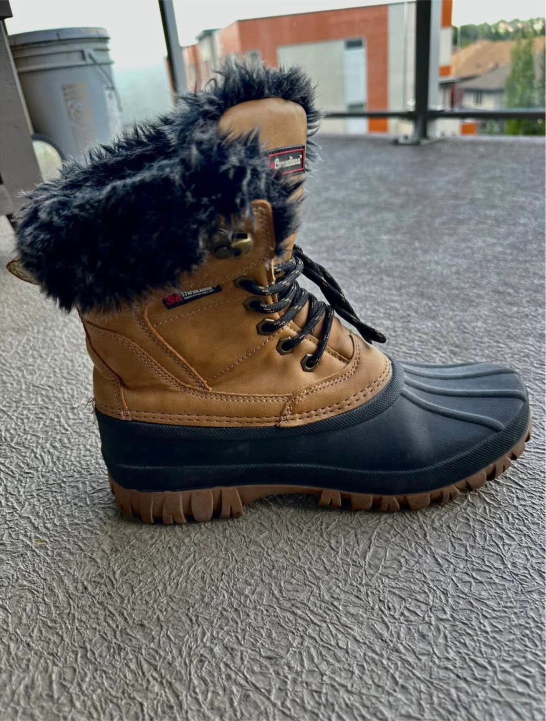 Canadiana Winter Boots with Fur Trim - photo 4