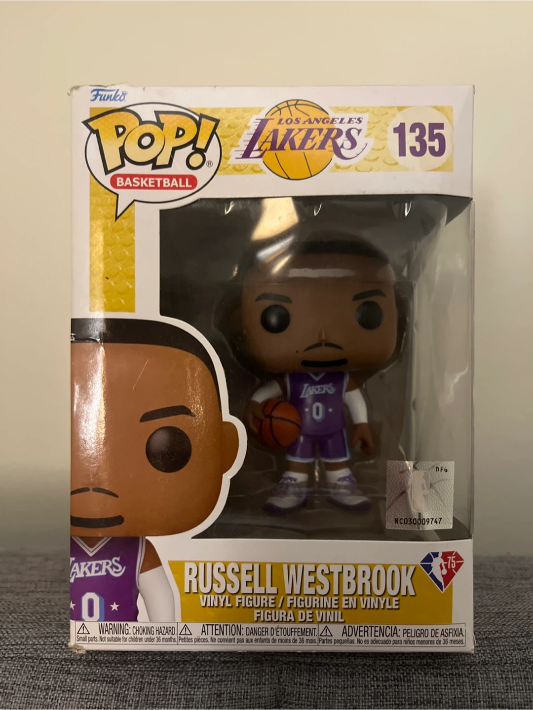 Funko Pop! Basketball Russell Westbrook #135 Vinyl Figure