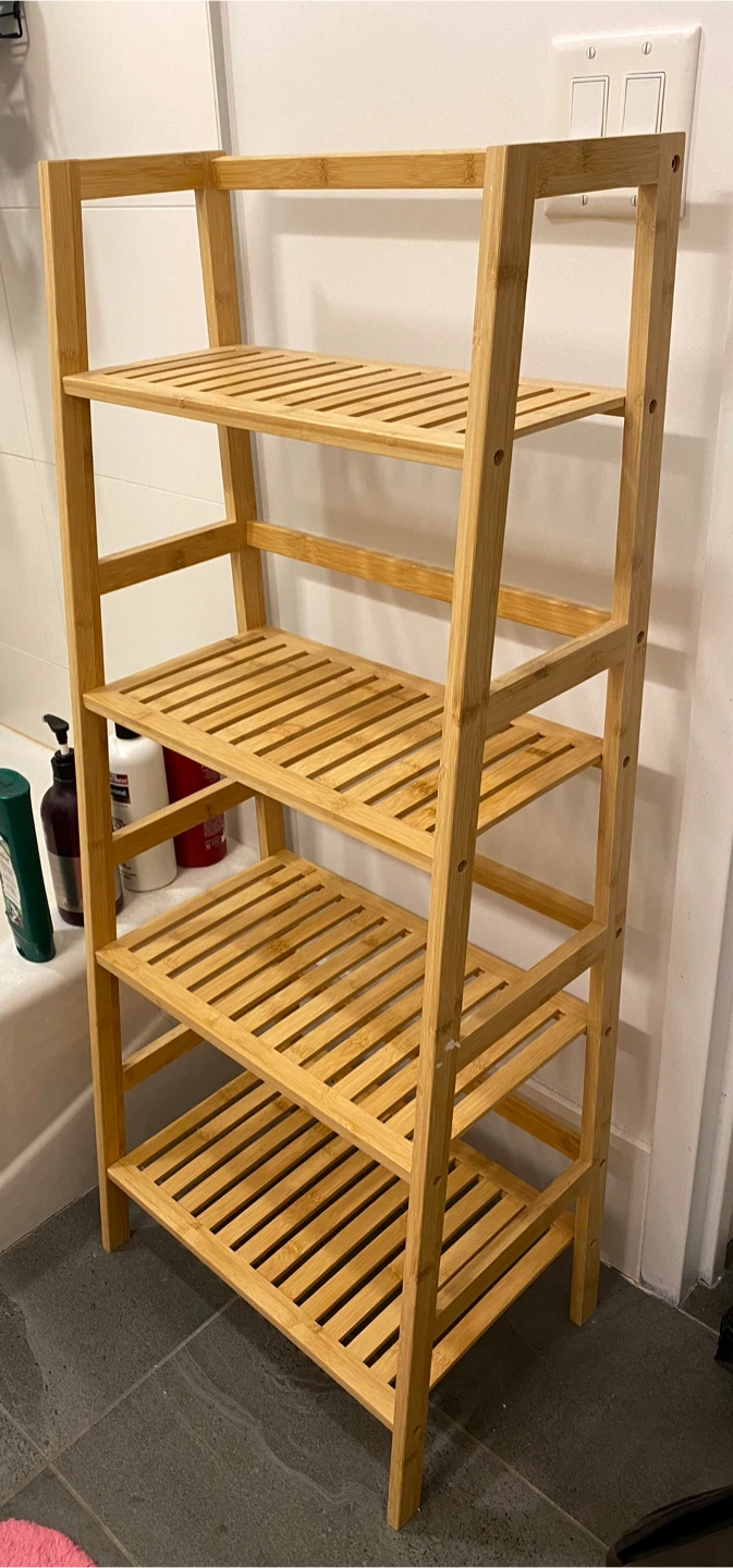 Bamboo 4-Tier Shelf