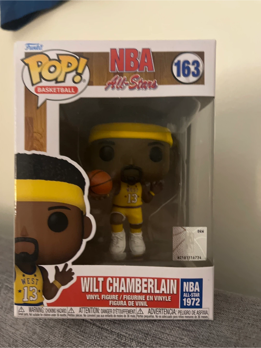 Funko Pop! NBA All-Stars Wilt Chamberlain #163