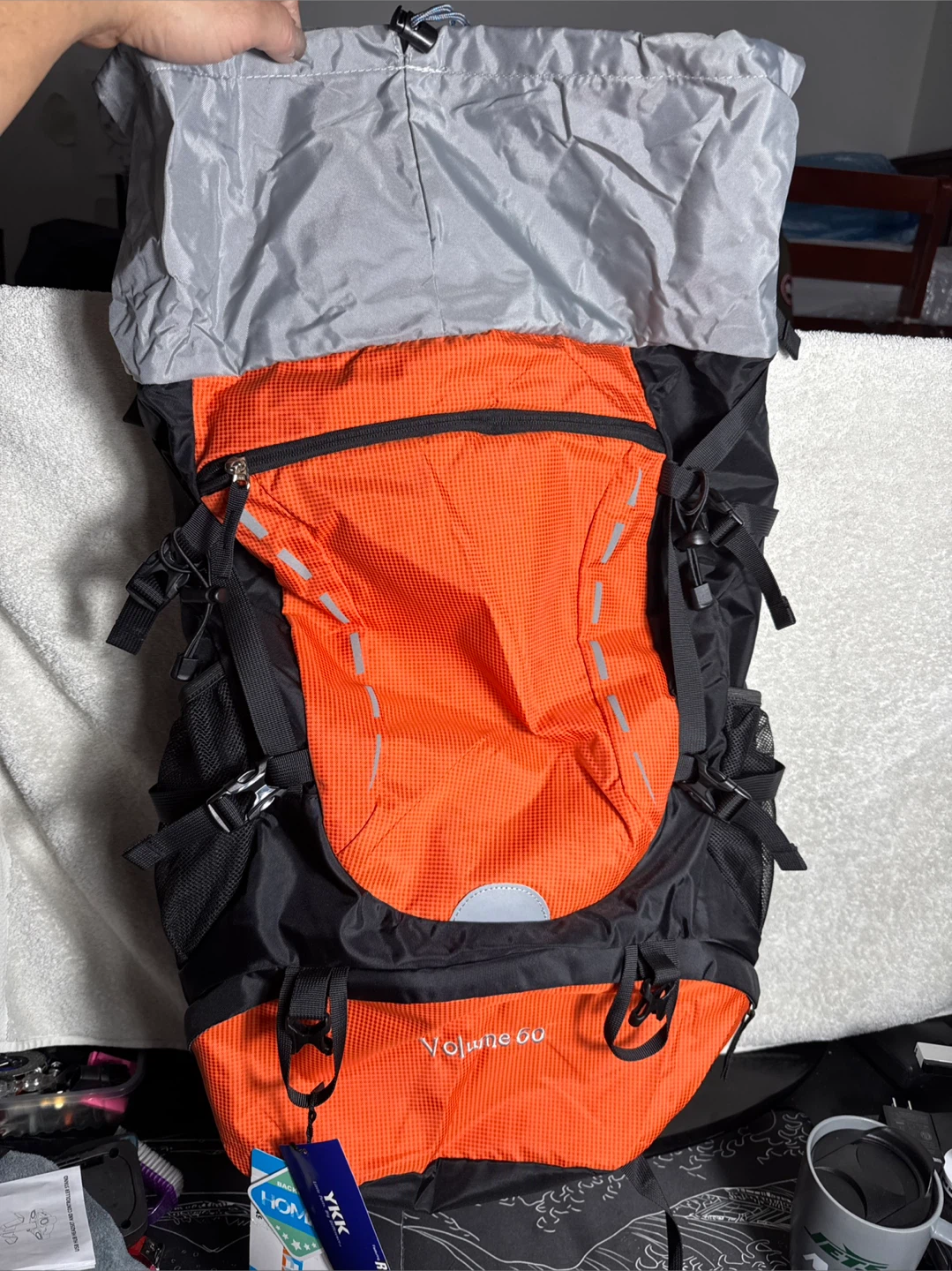 Orange Volume 60 Backpack