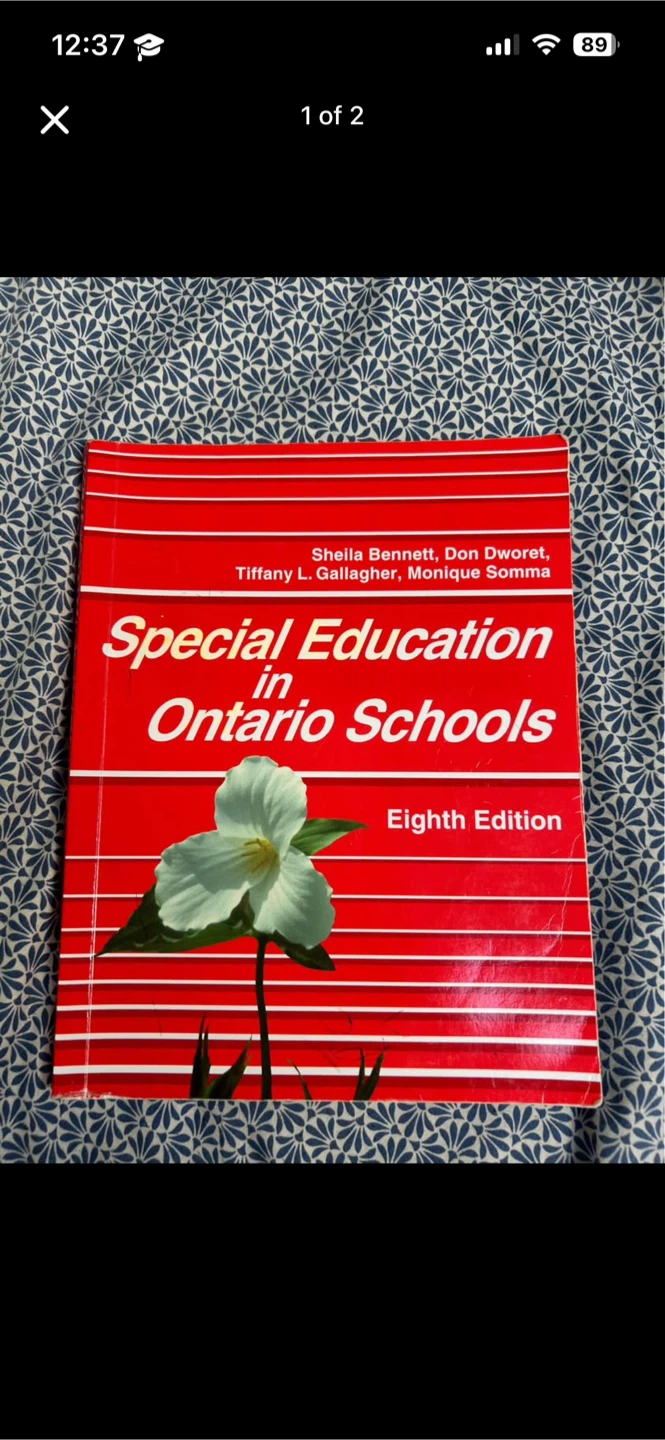 Special Education in Ontario Schools, Eighth Edition Textbook