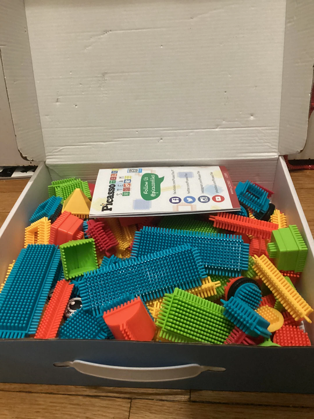 PicassoTiles Bristle Lock 3D Building Tiles - 120 Pieces - photo 2