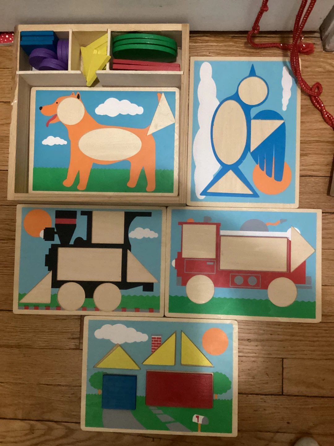 Wooden Shape Puzzle Set
