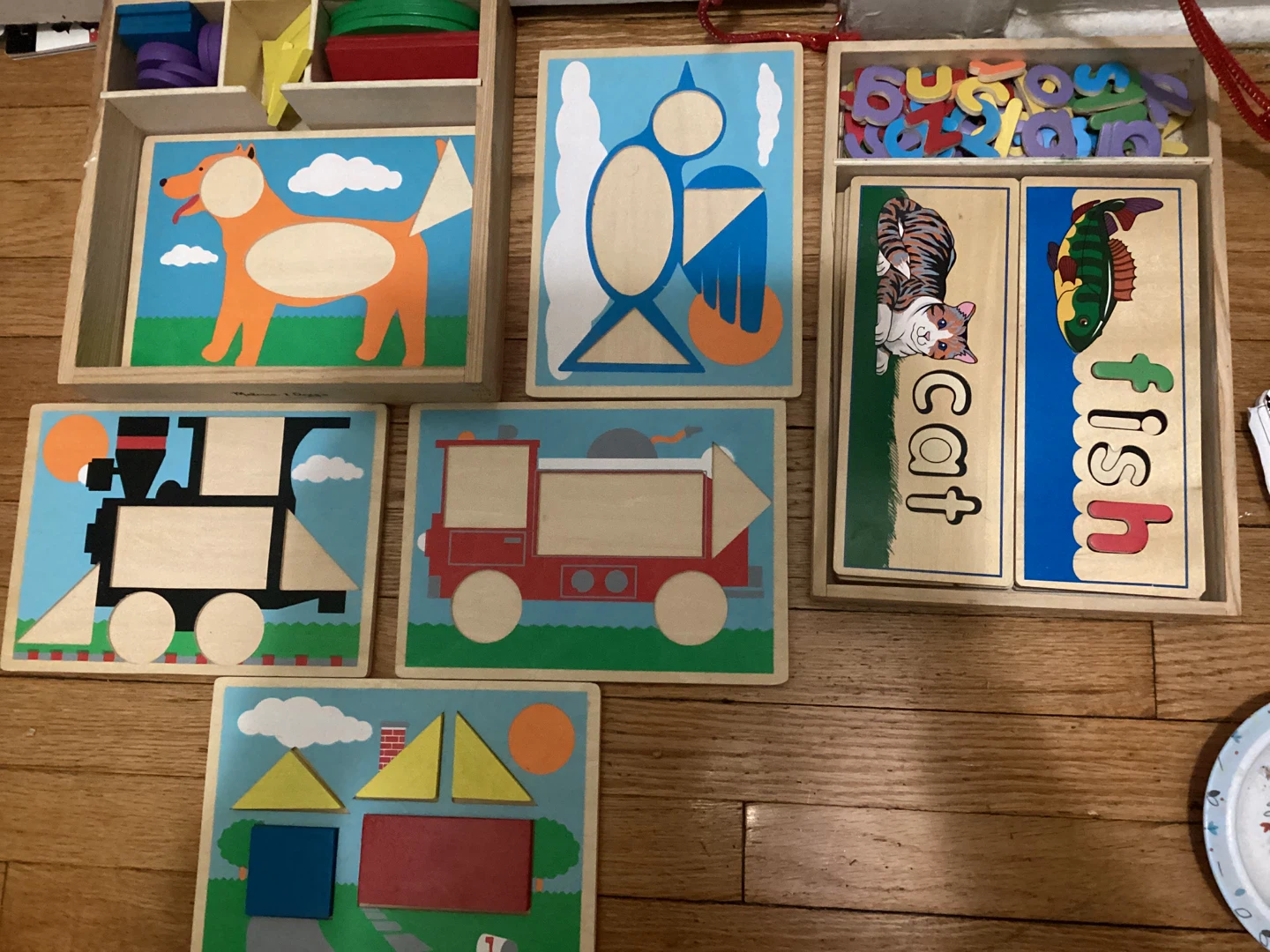 Wooden Shape Puzzle Set - photo 2