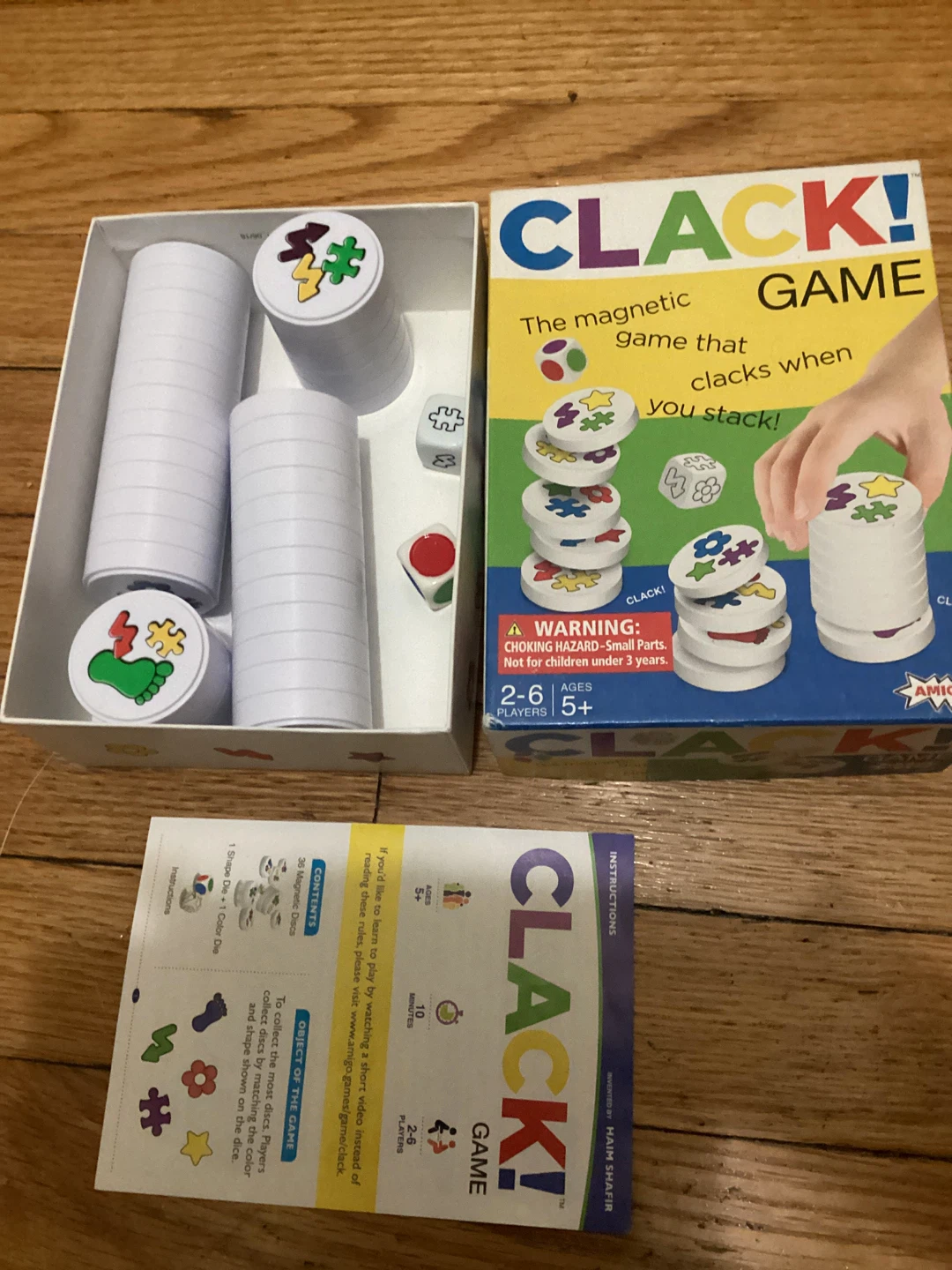 Clack! Game The Magnetic Game That Clacks When You Stack
