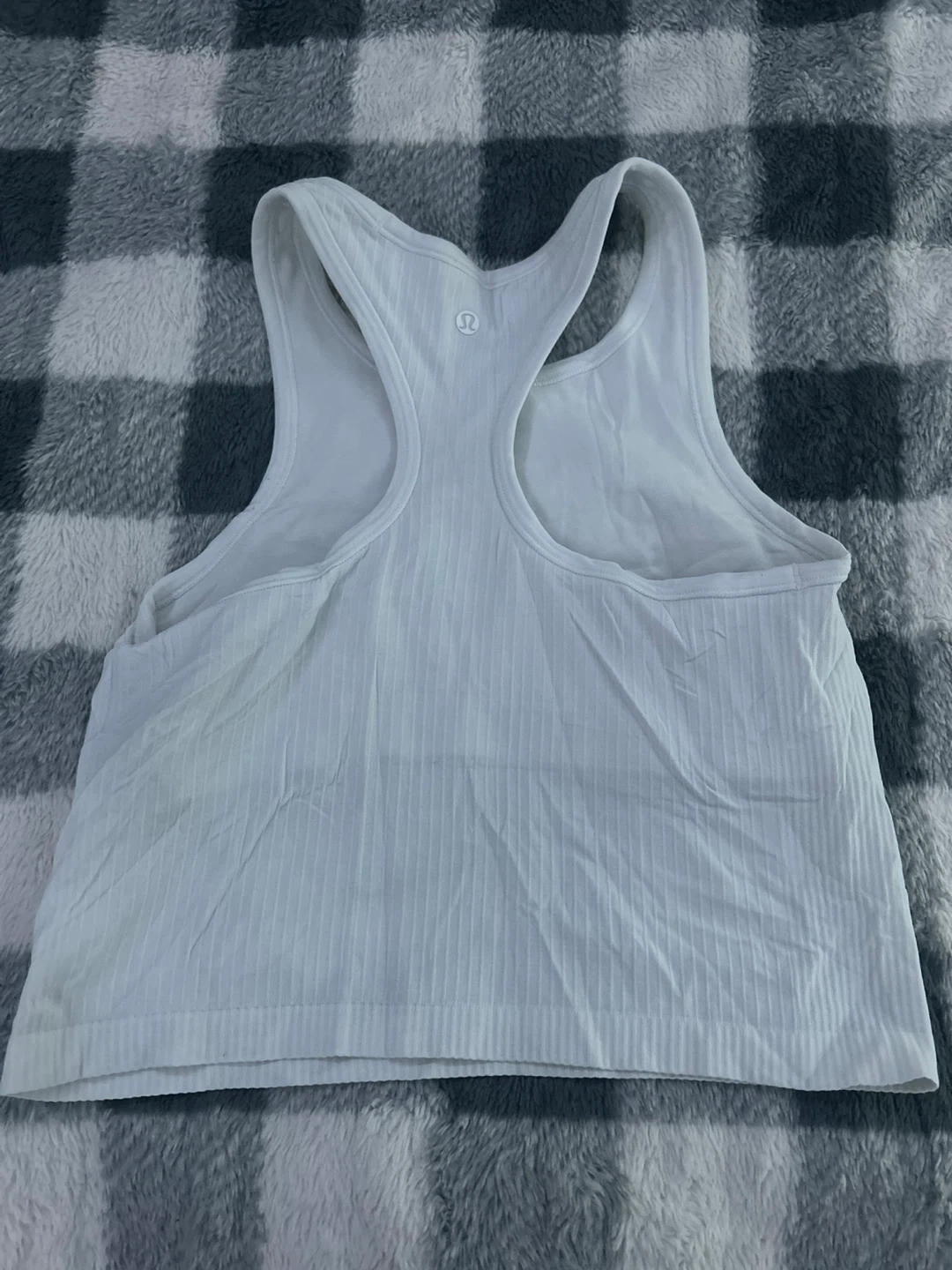 Lululemon White Ribbed Tank Top - photo 3