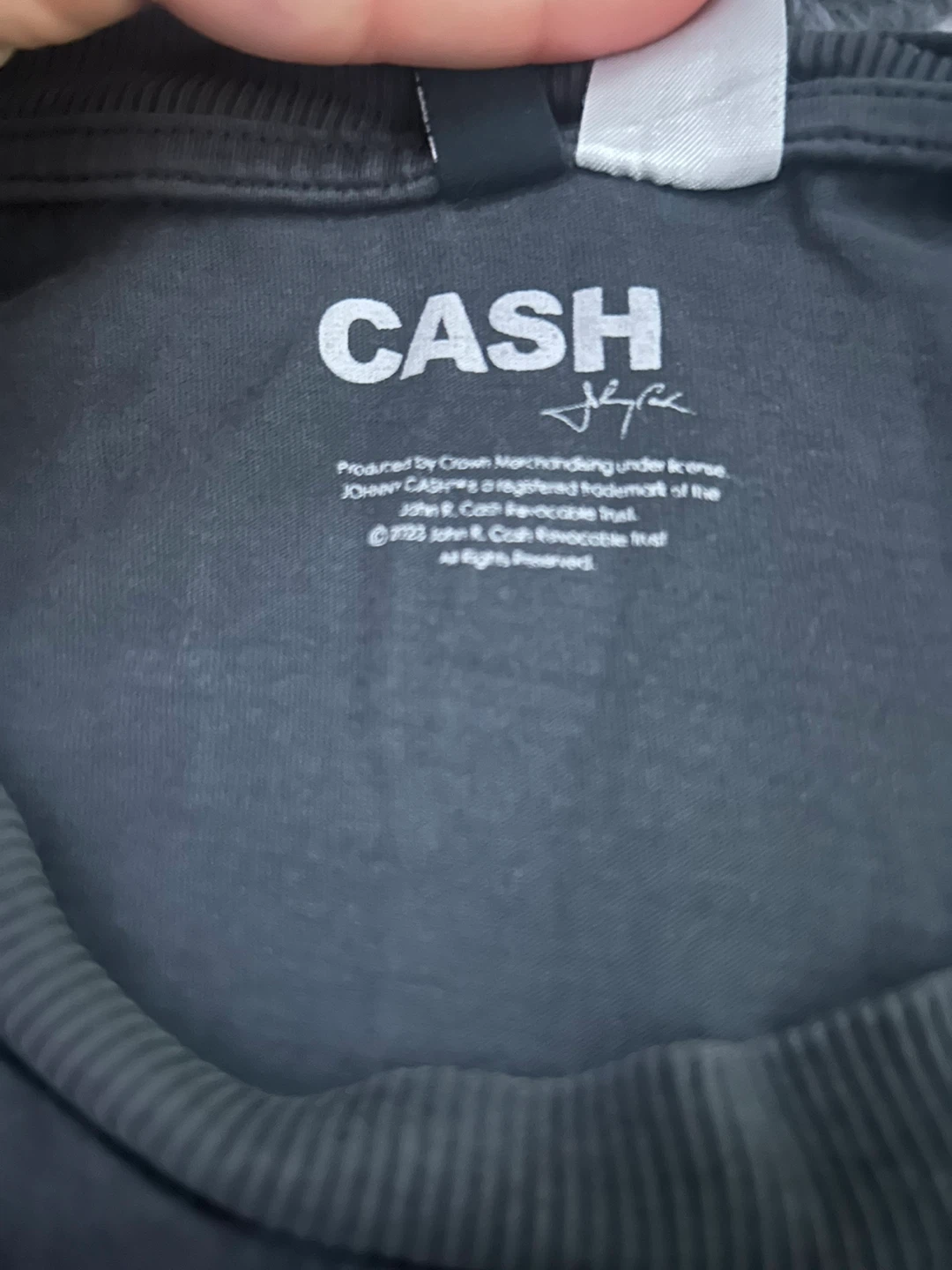 Johnny Cash Live in Concert T-Shirt Jan 13, 1968 - photo 2